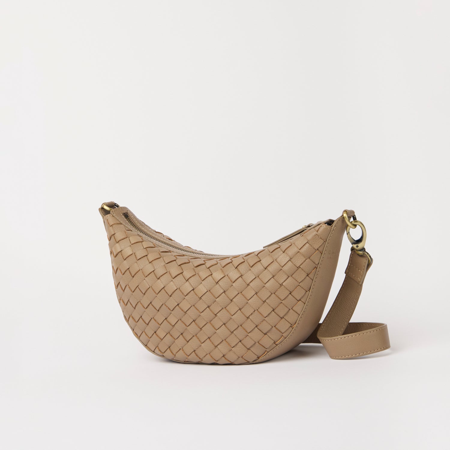 Leo Tasche - Leder Woven Sand