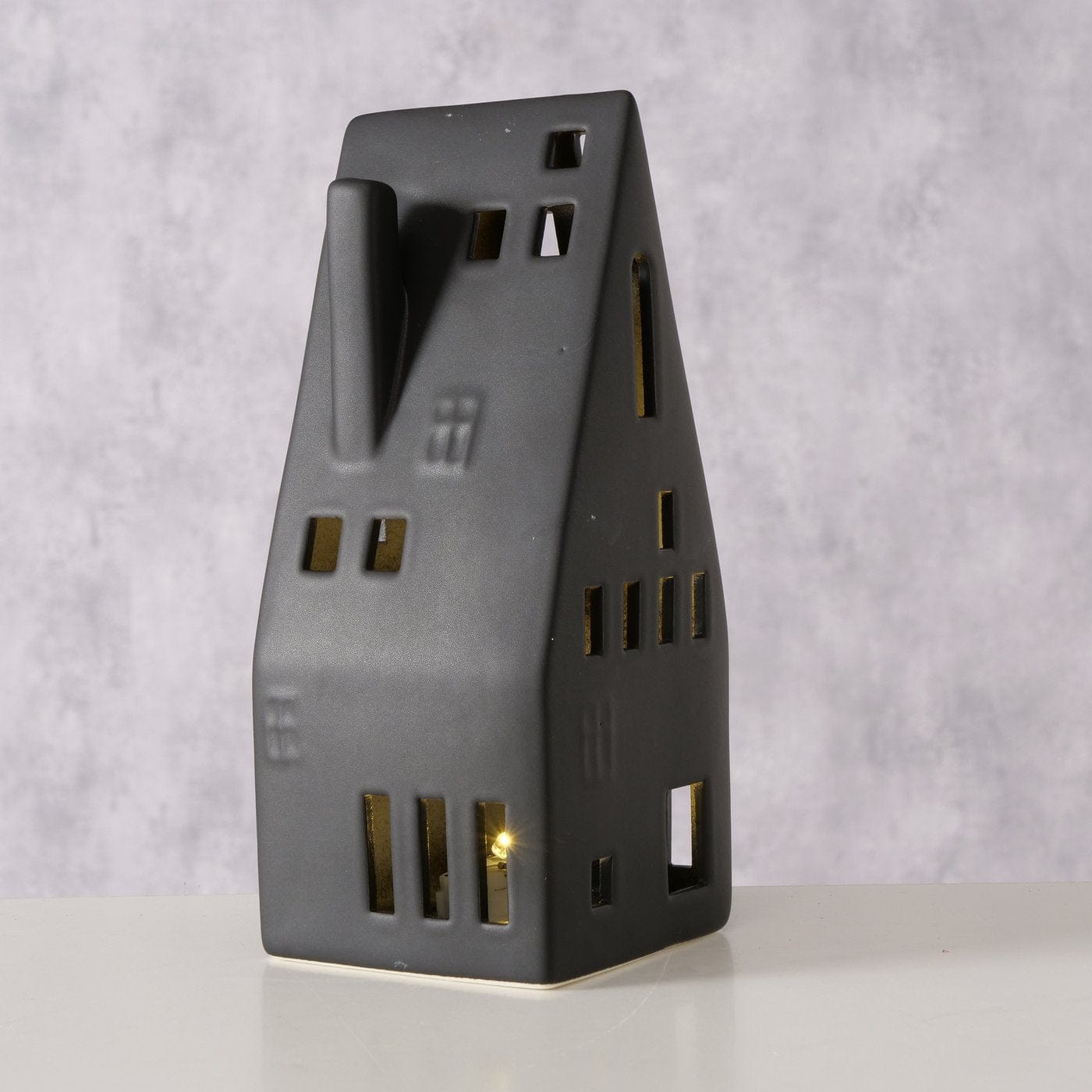 Lichthaus Hygga mit LED Beleuchtung M - schwarz