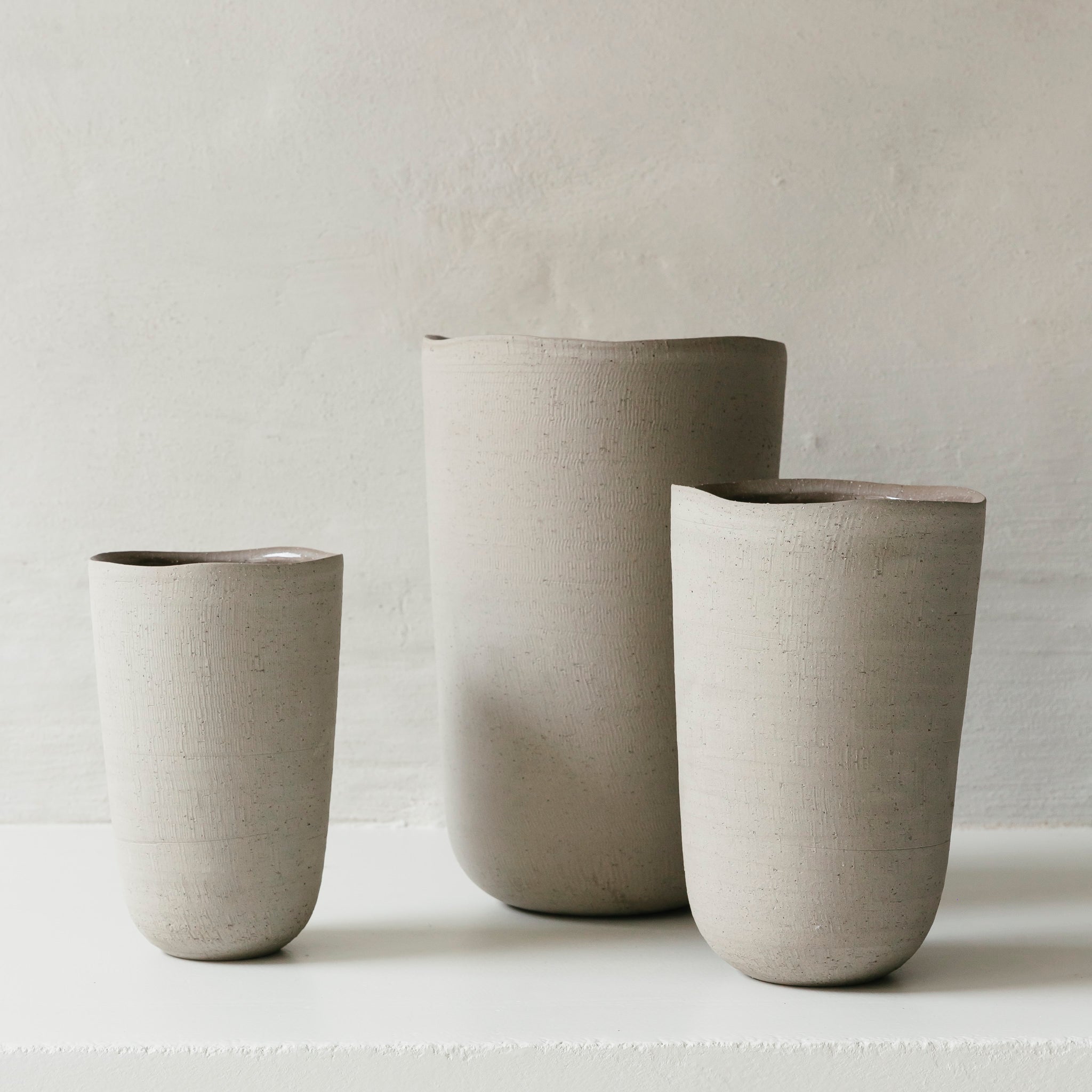 Vase Lily - grau