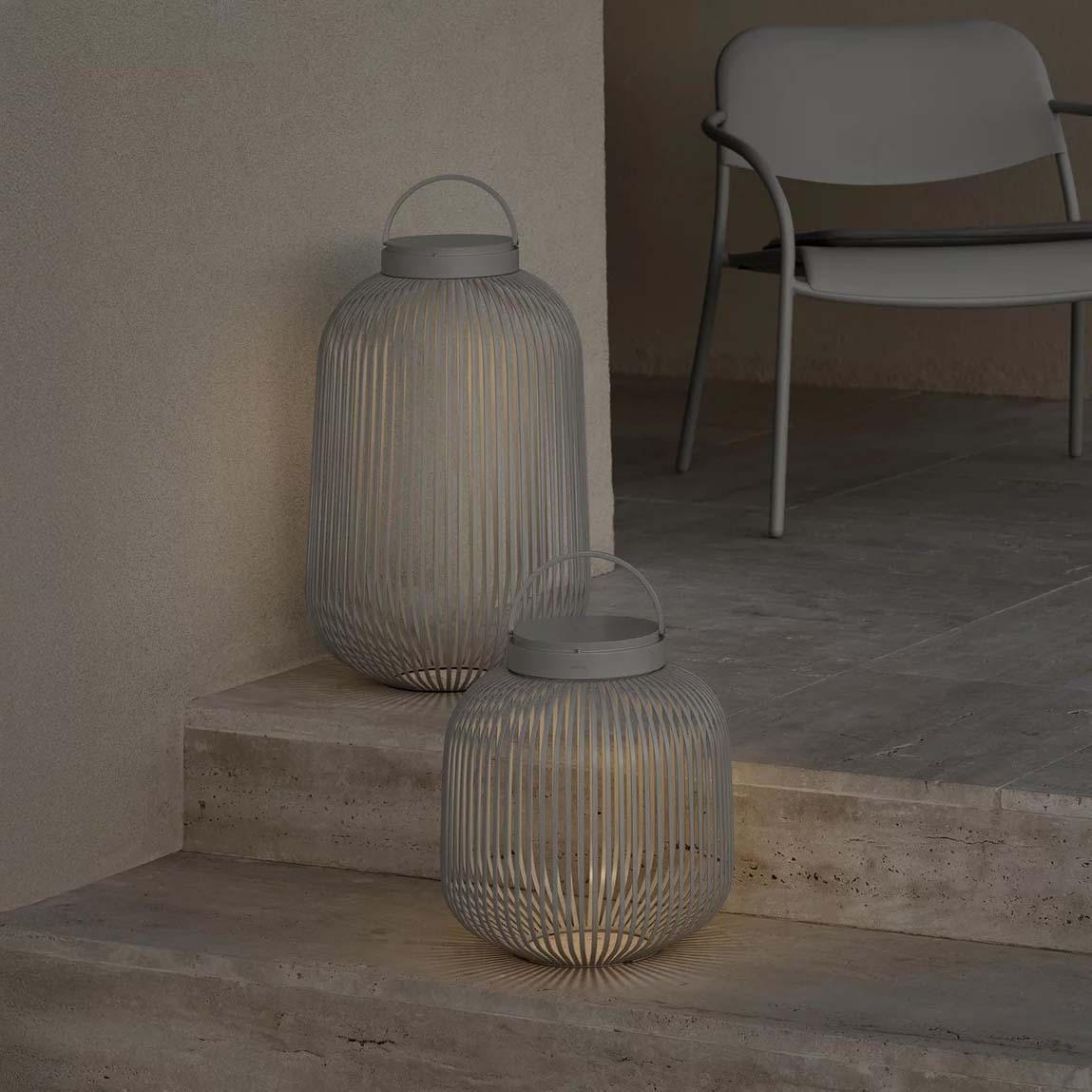 LED-Gartenlaterne LITO indoor & outdoor - granite gray