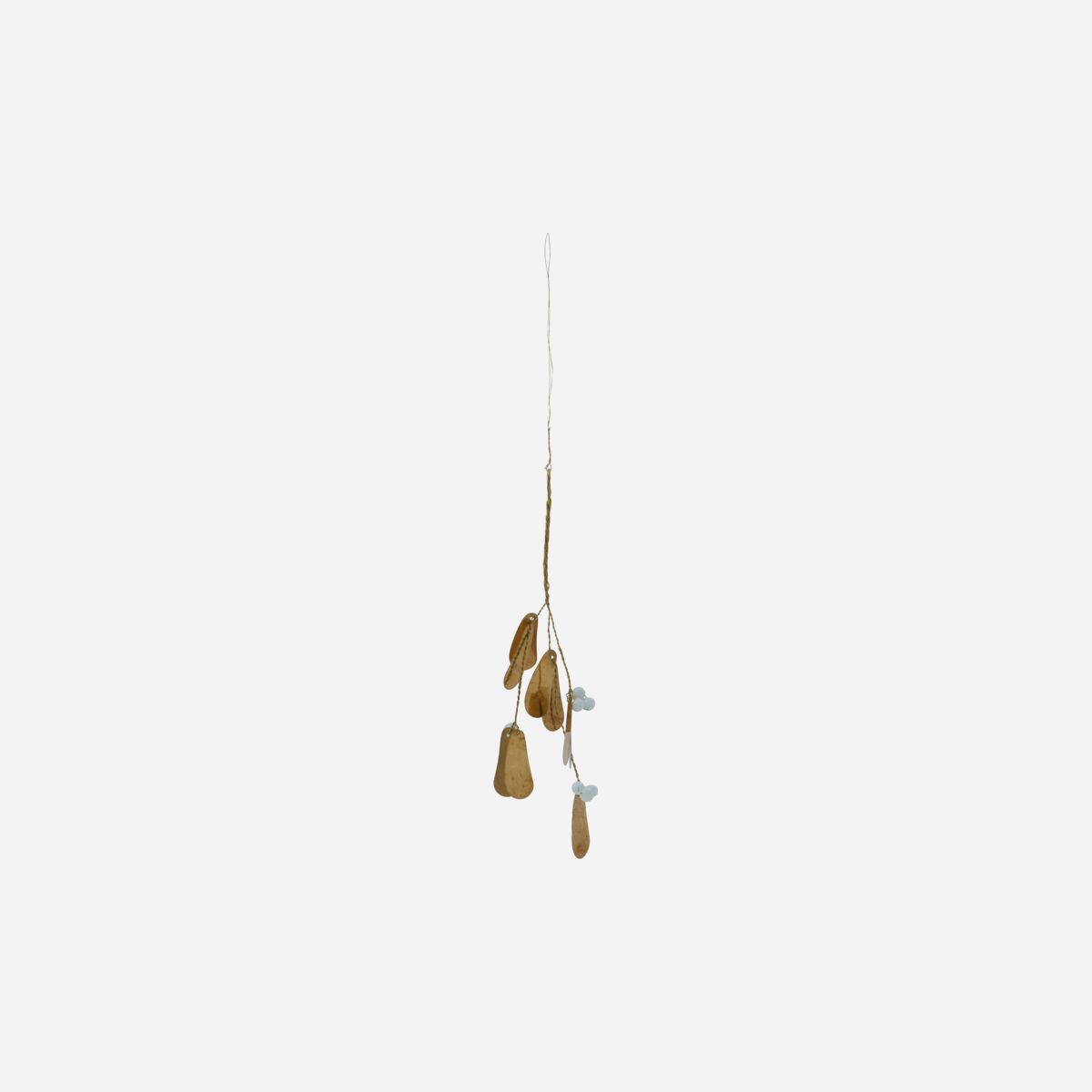 Dekoanhänger Mistelzweig - gold