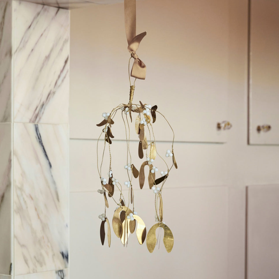 Ornament Mistelzweig - gold