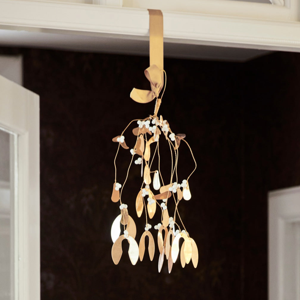 Ornament Mistelzweig - gold