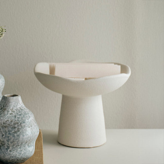 Kerzenhalter Momo - weiß