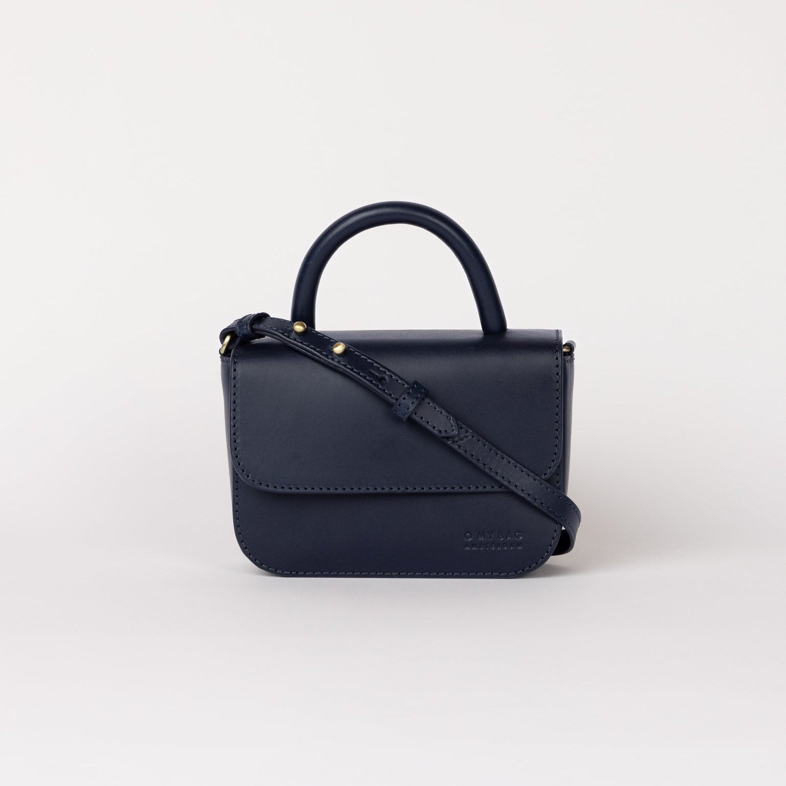 Nano Tasche - Leder Nachtblau