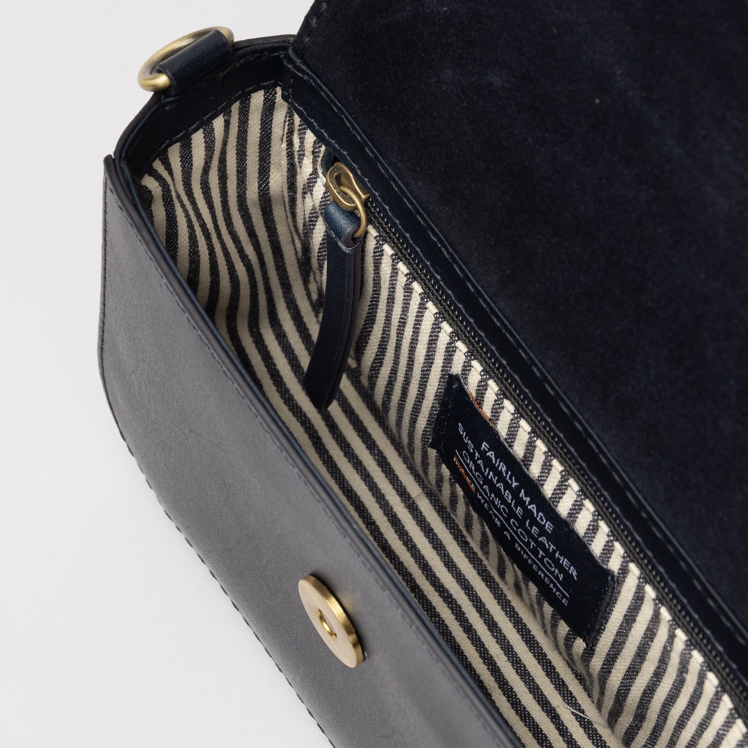 Nano Tasche - Leder Nachtblau