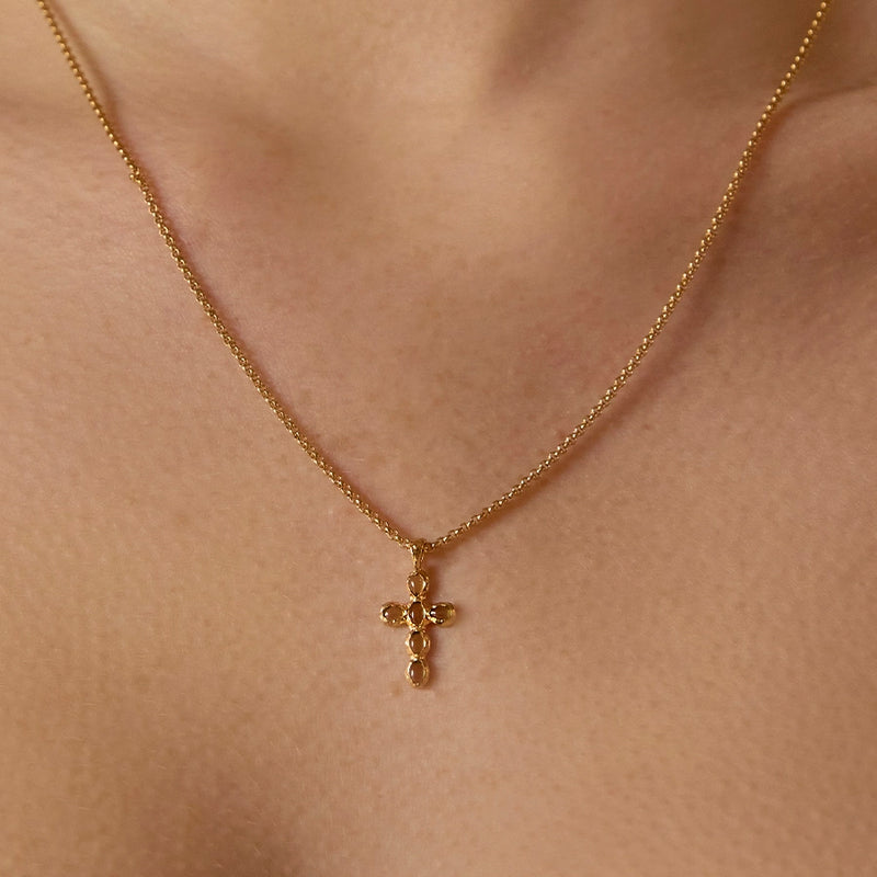 Kette Nexa olive - gold