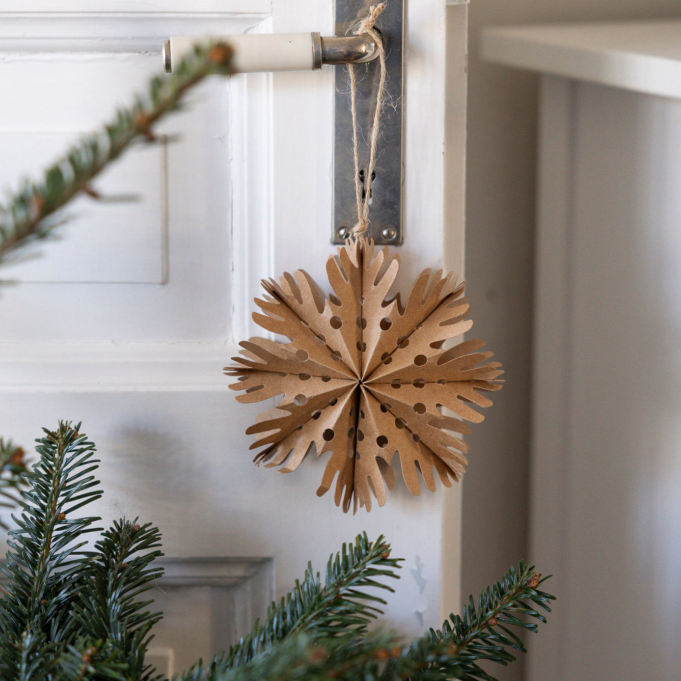 Papierstern Busterud - braun