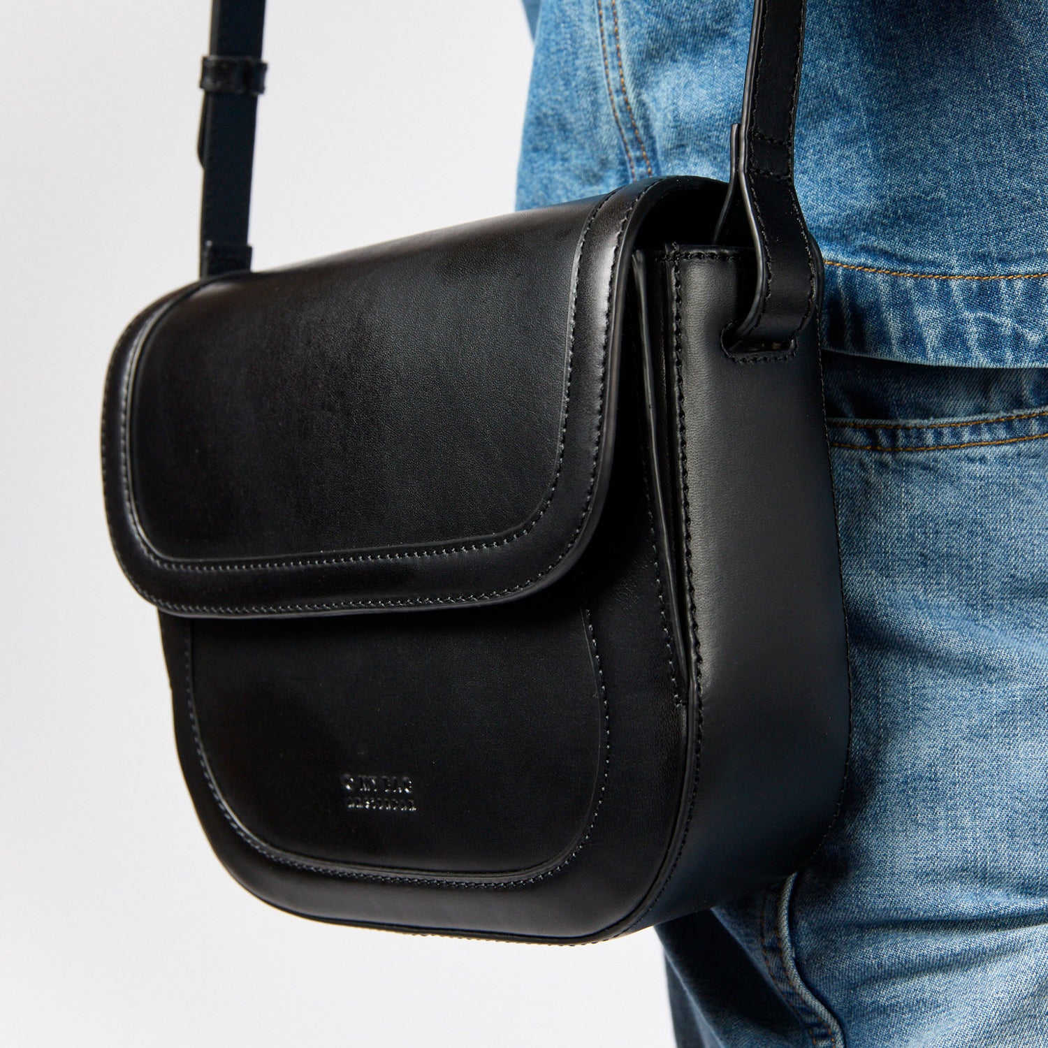 Nina Tasche - Leder Schwarz