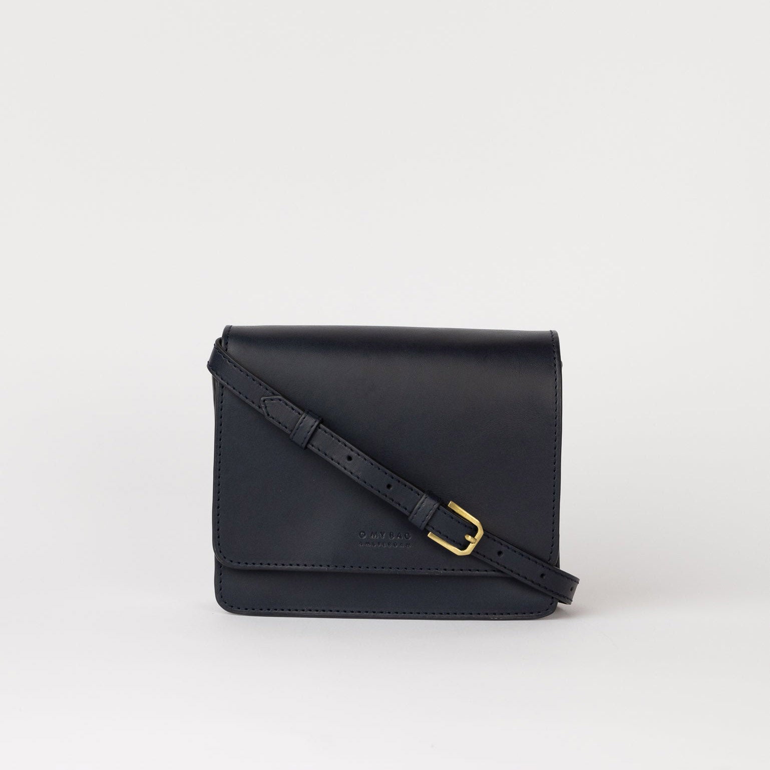 Audrey Mini Tasche - Leder Nachtblau mit 2 Straps