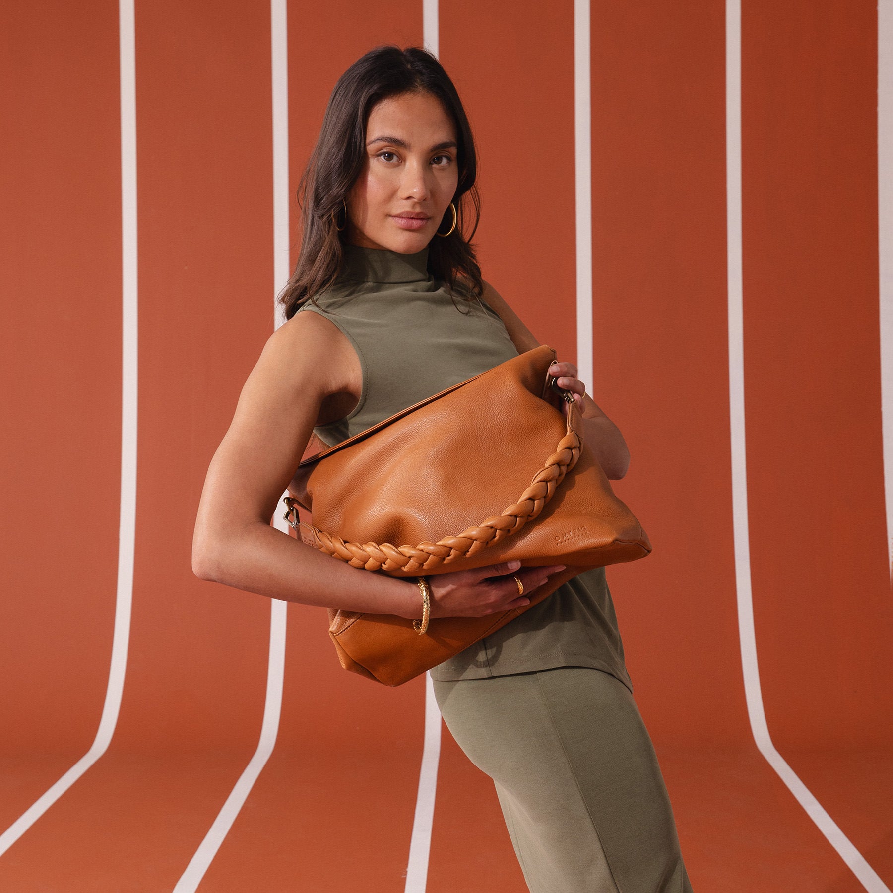 Sienna Tasche - Leder Cognac