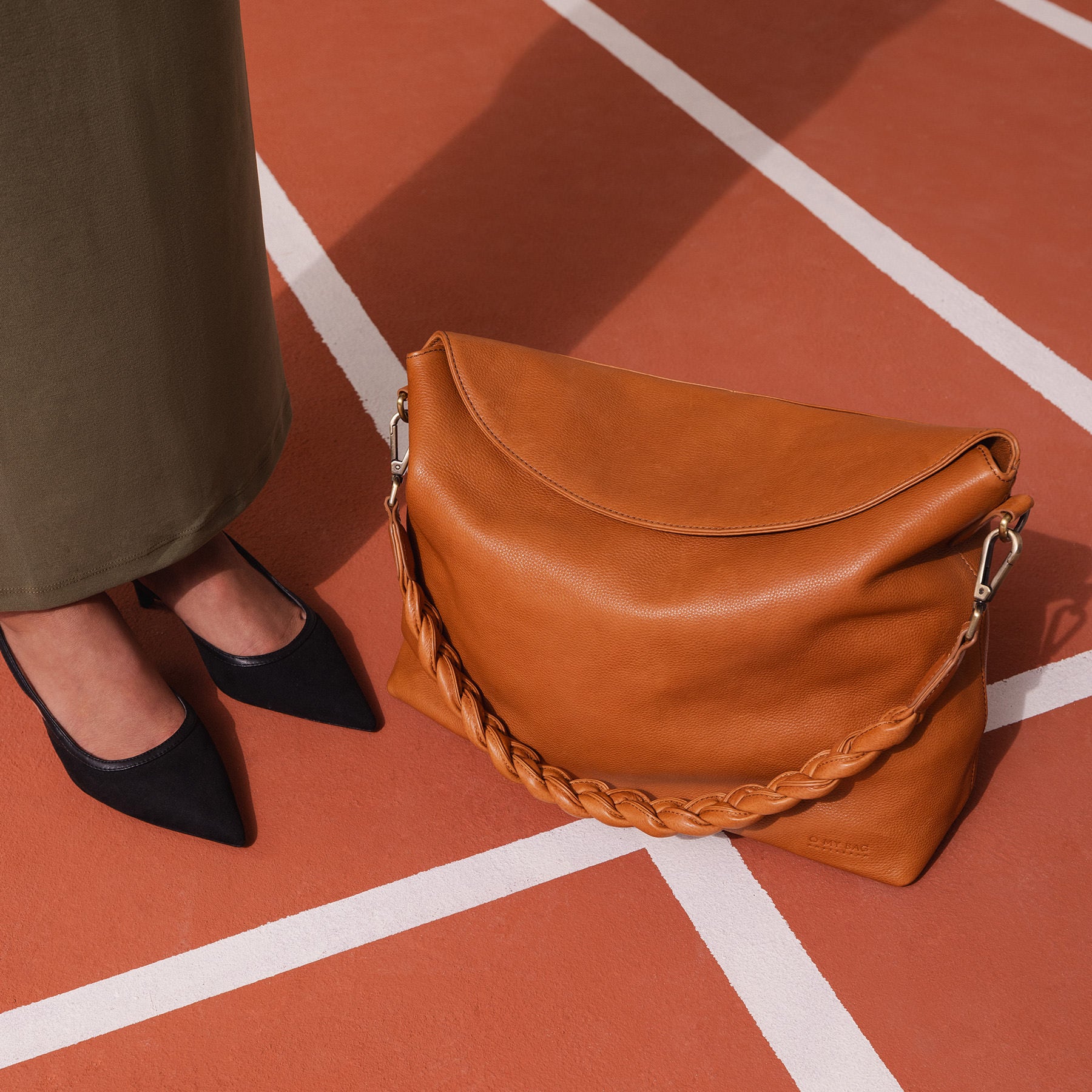 Sienna Tasche - Leder Cognac