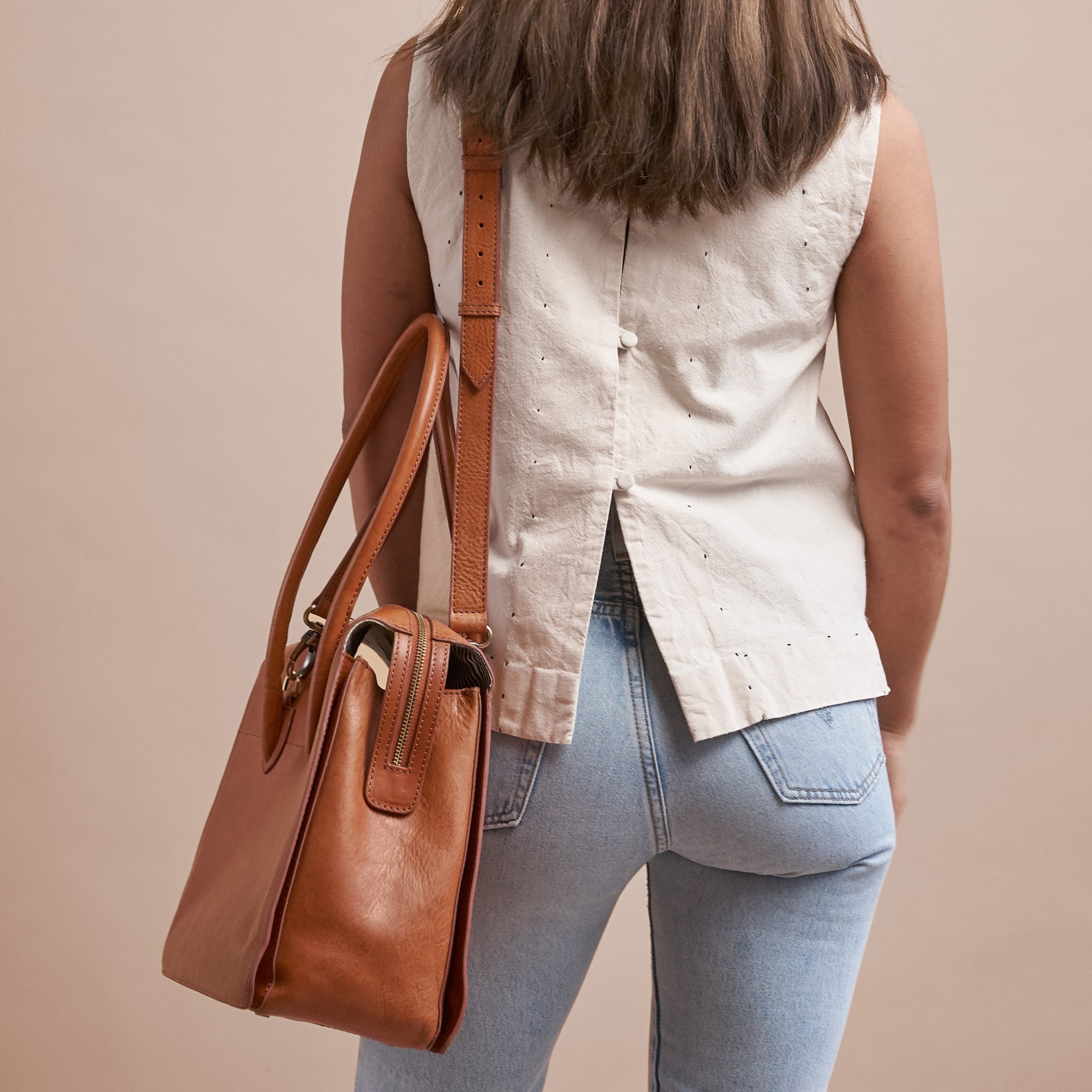Kate - Leder Cognac