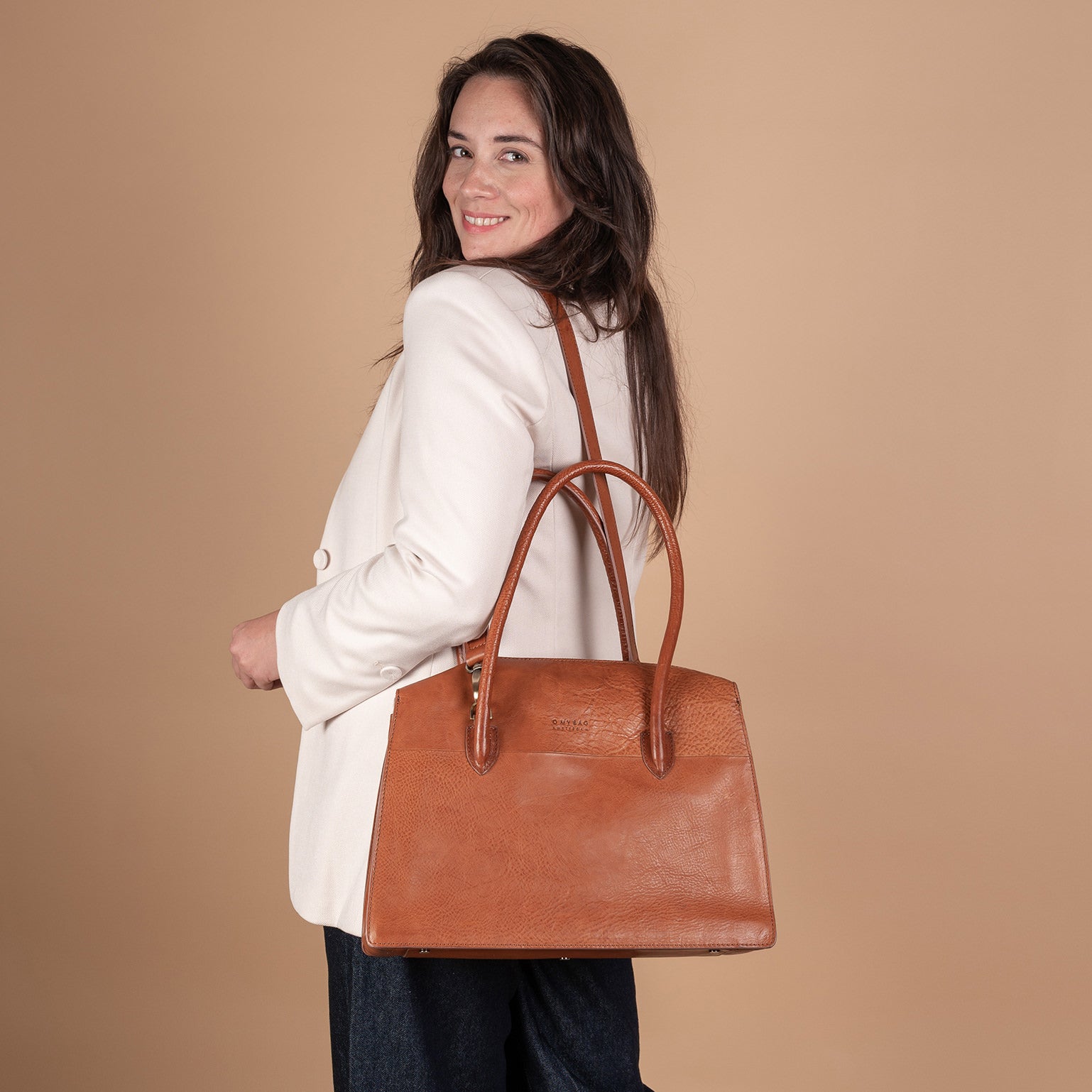 Kate - Leder Cognac