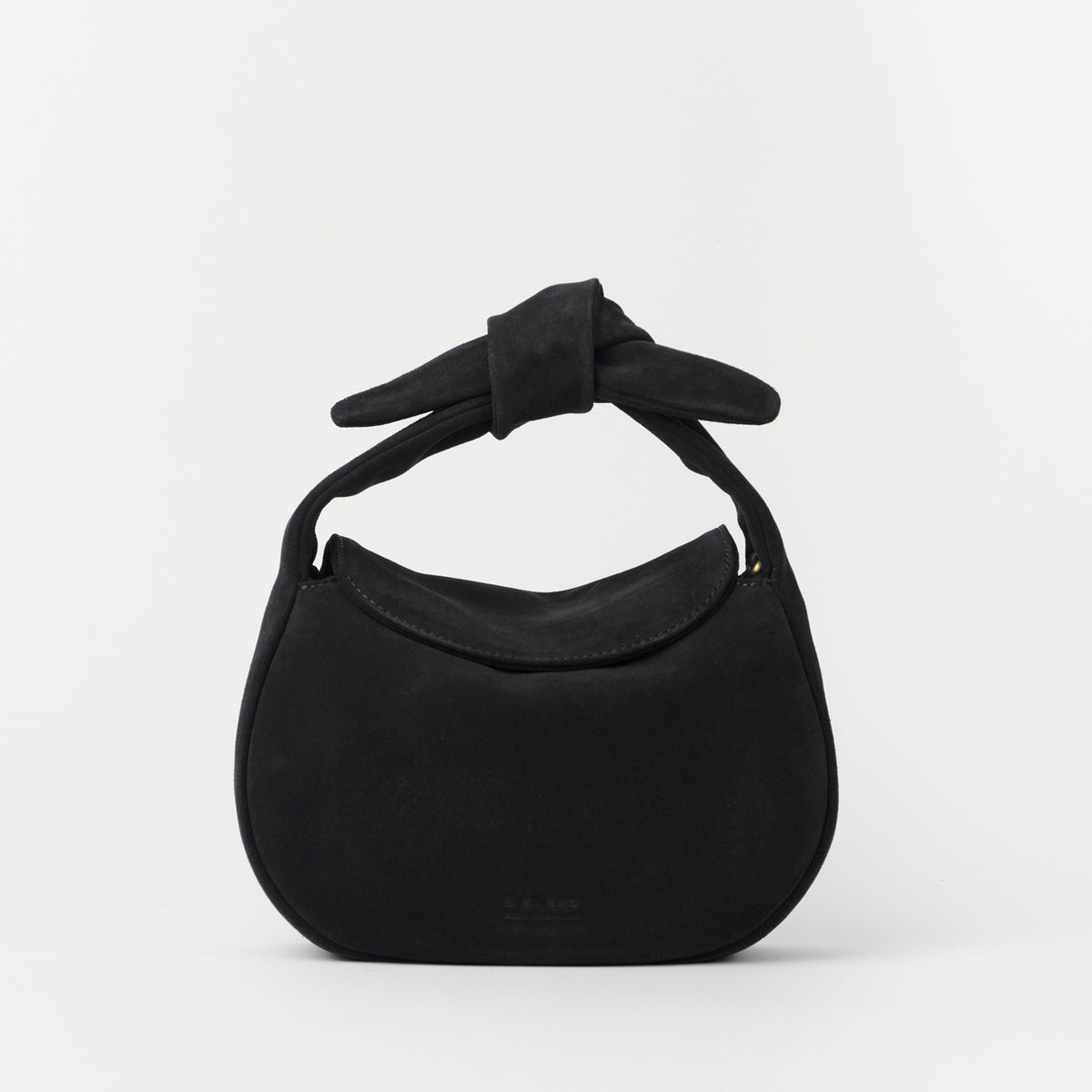 Coco Croissant Tasche - Schwarz Suède