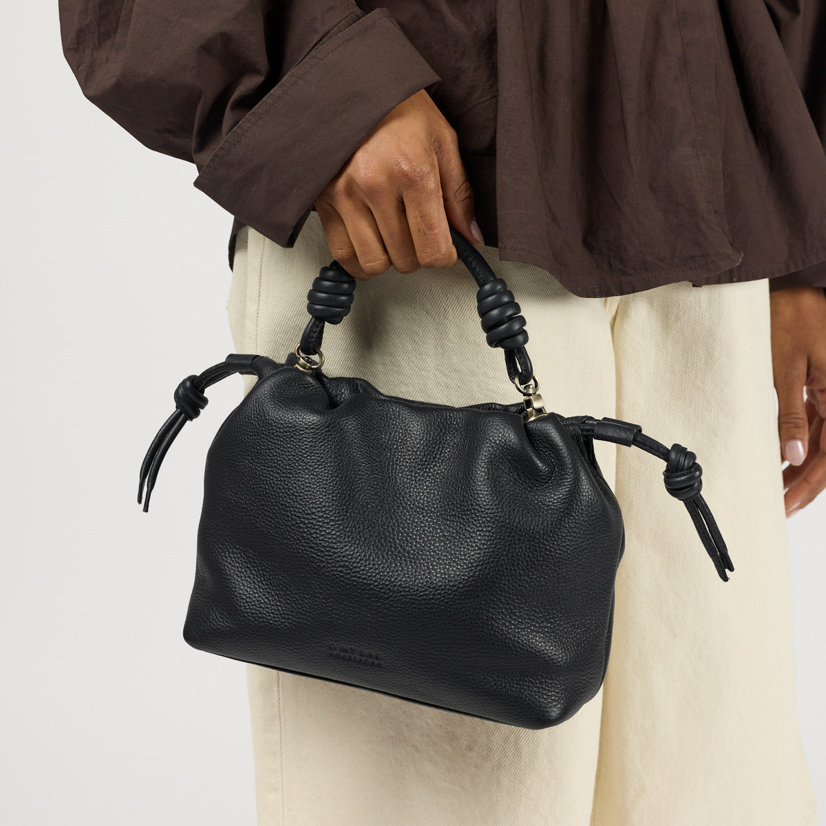 Kiki Mini Tasche - Leder Schwarz