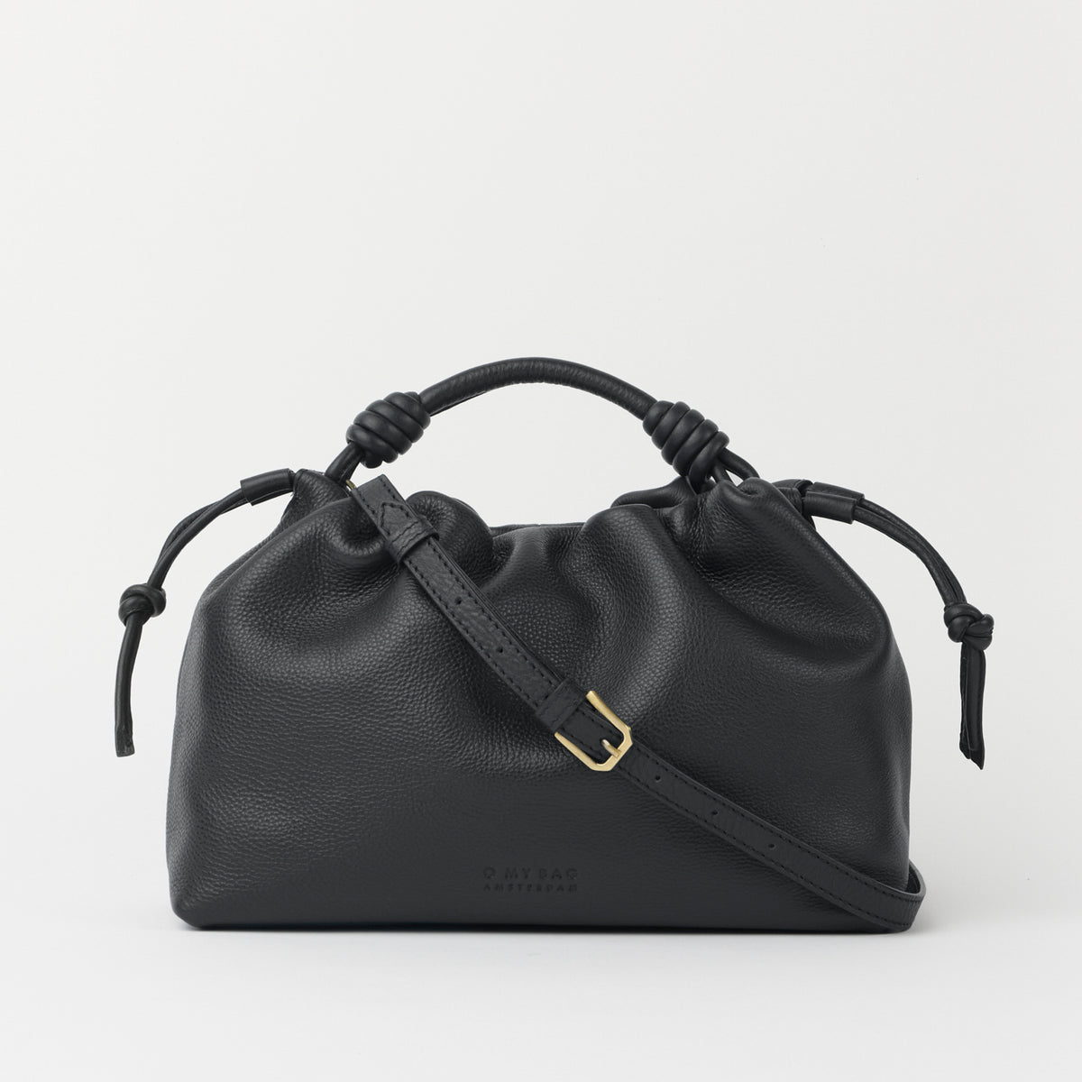 Kiki Midi Tasche - Leder Schwarz