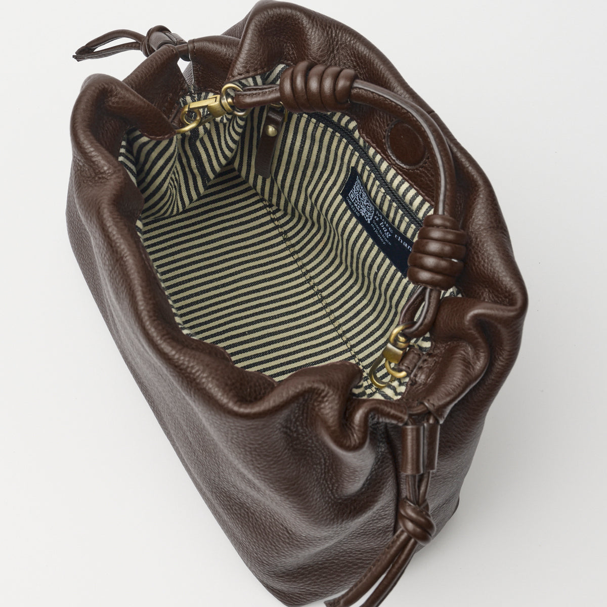 Kiki Midi Tasche - Leder Chocolate