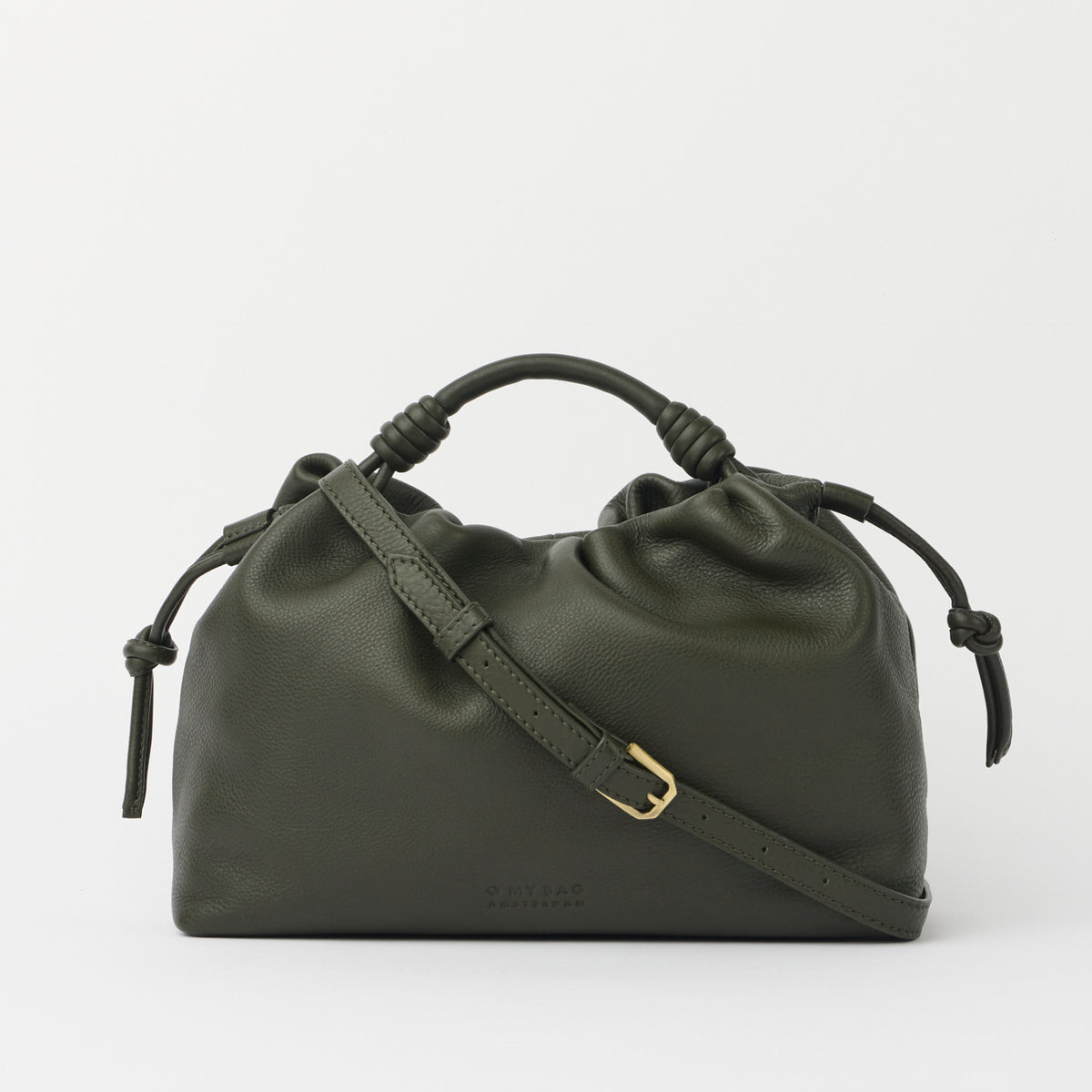 Kiki Midi Tasche - Leder Moss