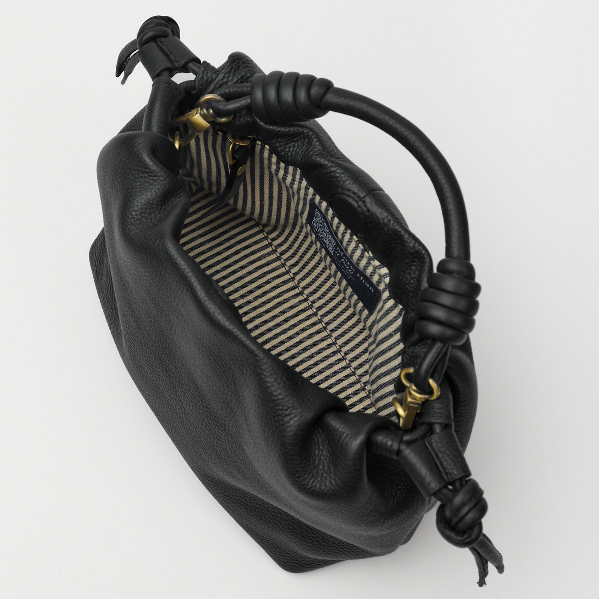 Kiki Mini Tasche - Leder Schwarz