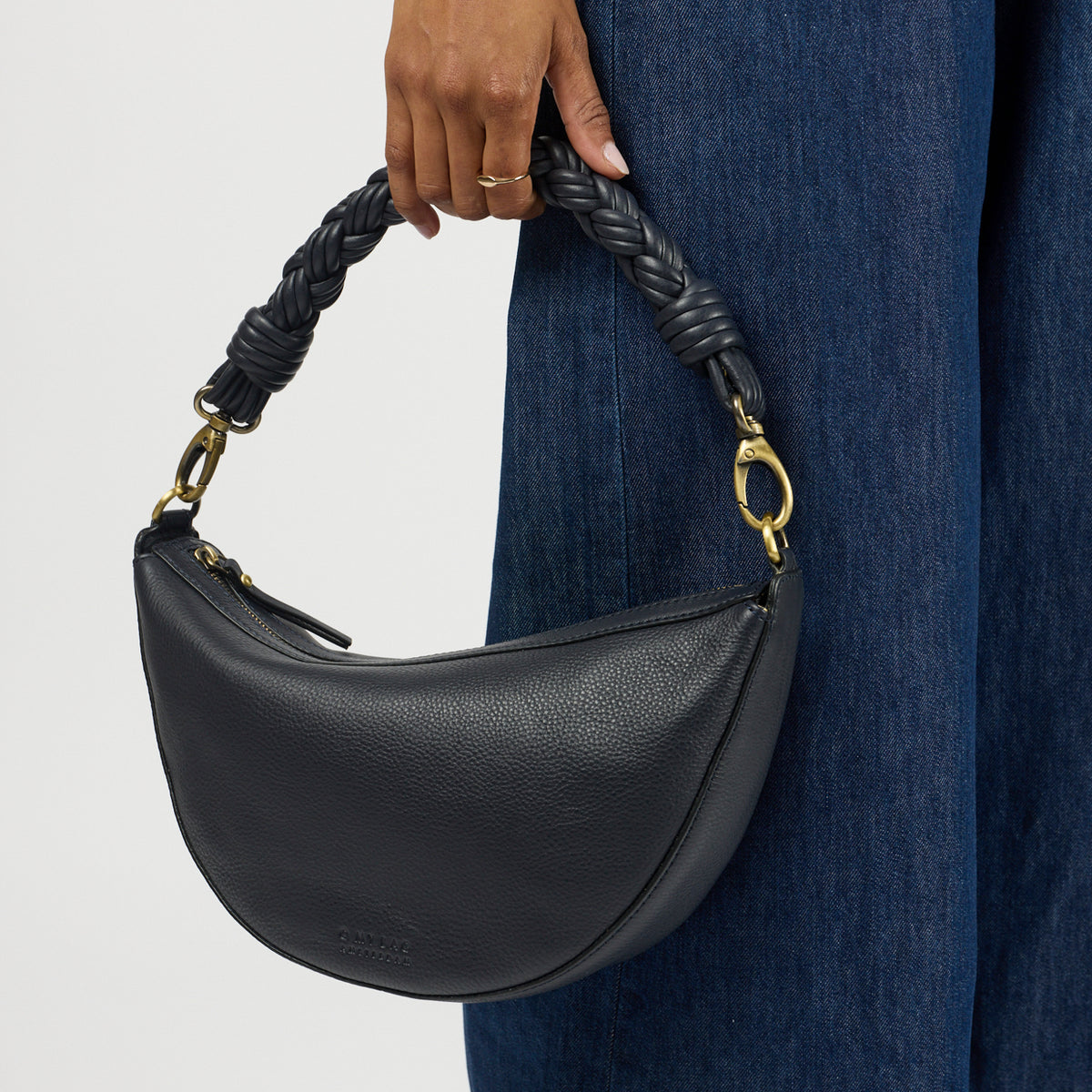 Leo Tasche - Leder Universe Blue mit 2 Straps
