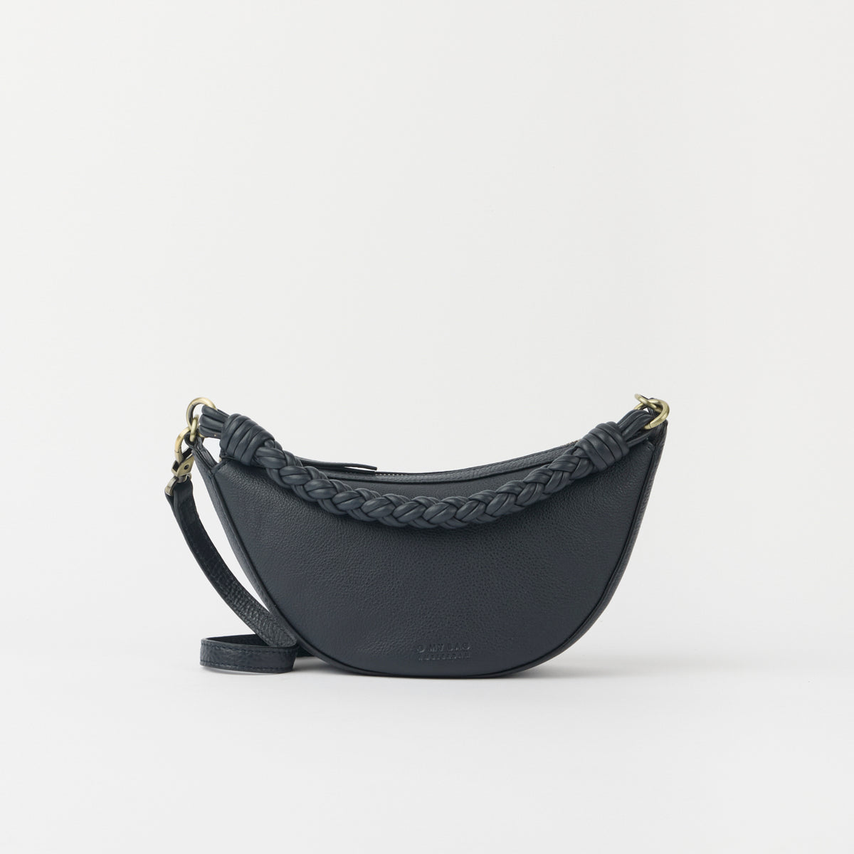 Leo Mini Tasche - Leder Universe Blue mit 2 Straps