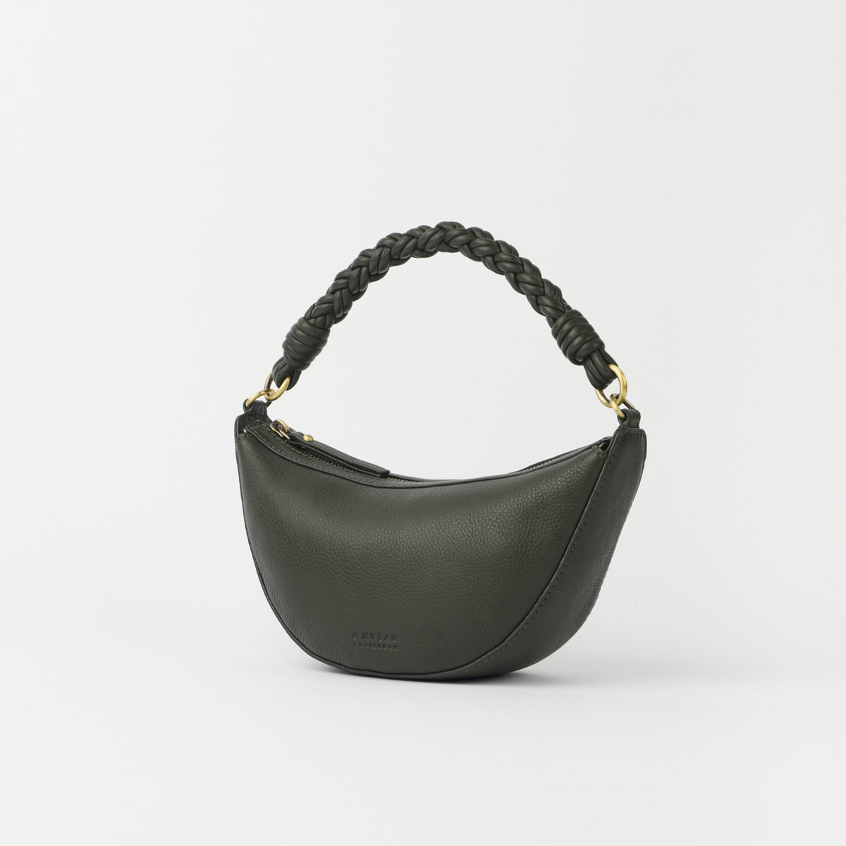Leo Mini Tasche - Leder Moss mit 2 Straps