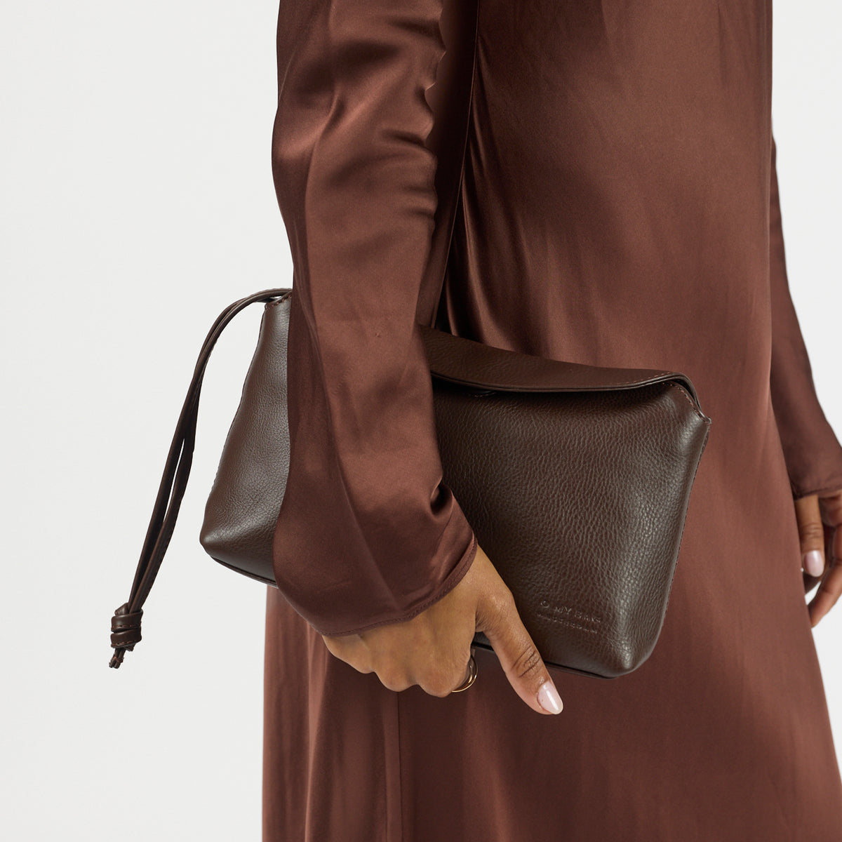 Sienna mini Handtasche - Leder Chocolate