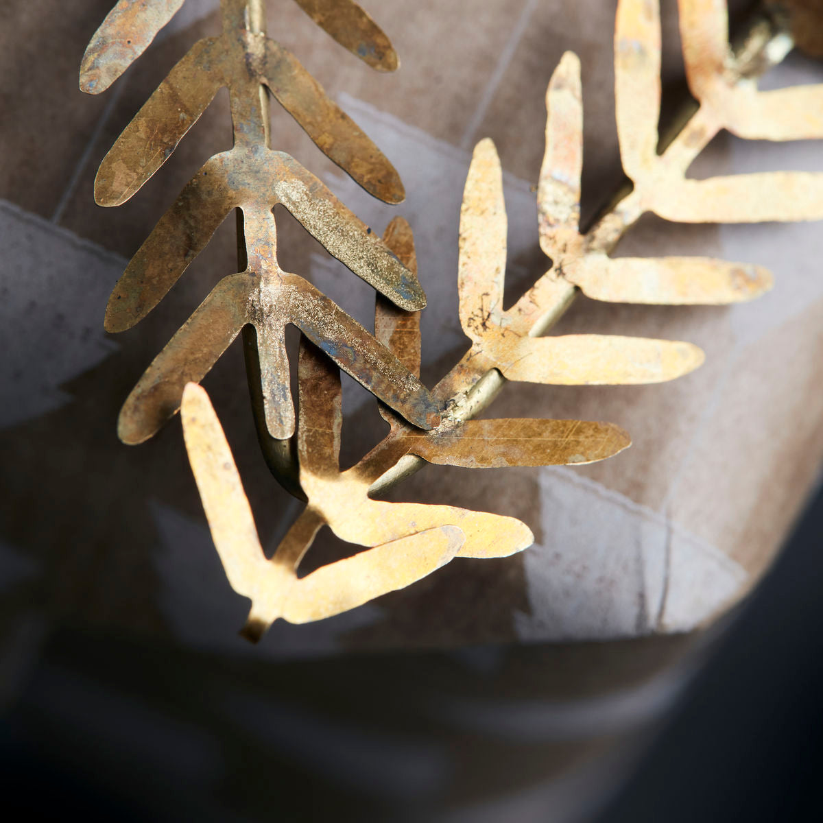 Dekoanhänger Stern Lamet - gold