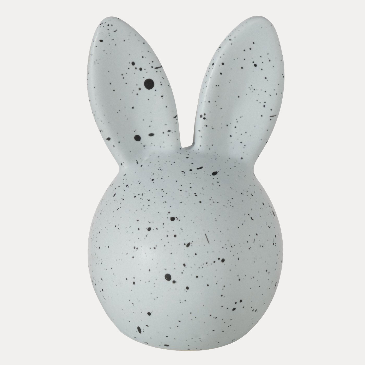 Osterdeko Hase Mumpy - hellblau gesprenkelt