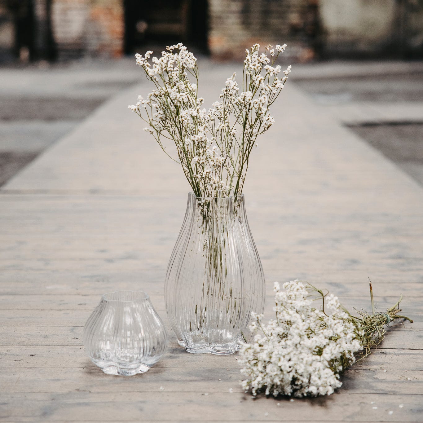 Vase Ängshult Blumenform - Glas