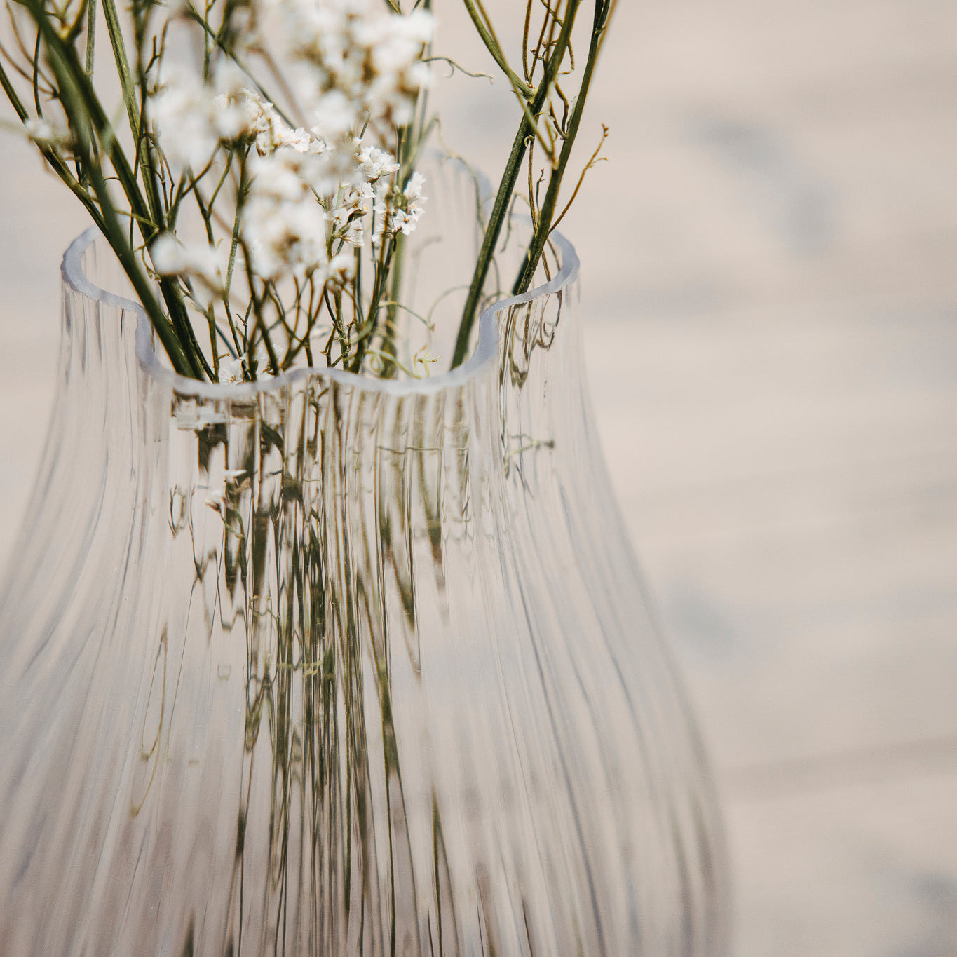 Vase Ängshult Blumenform - Glas