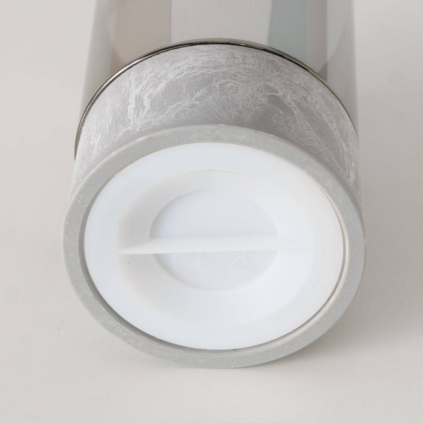 Outdoor LED Windlicht - grau