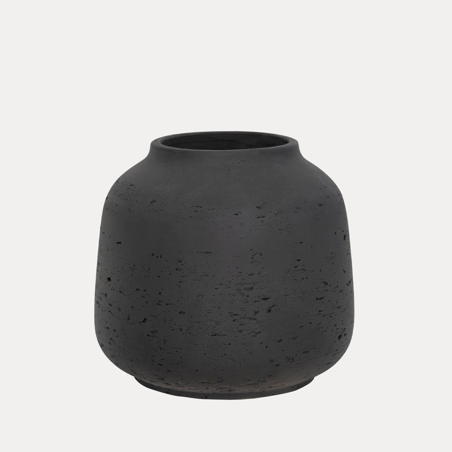 Übertopf / Vase Jabari - black washed