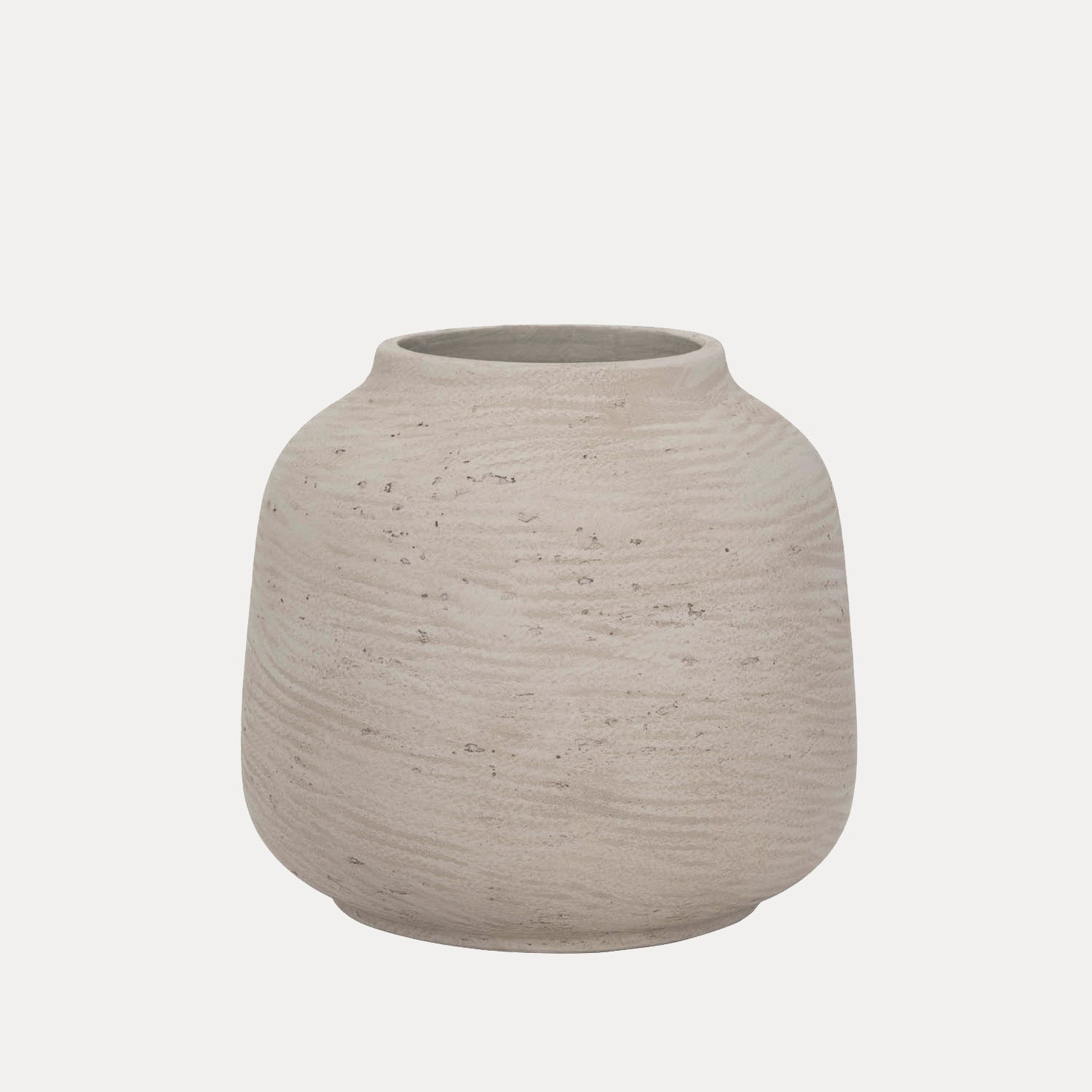 Übertopf / Vase Jabari - grey washed