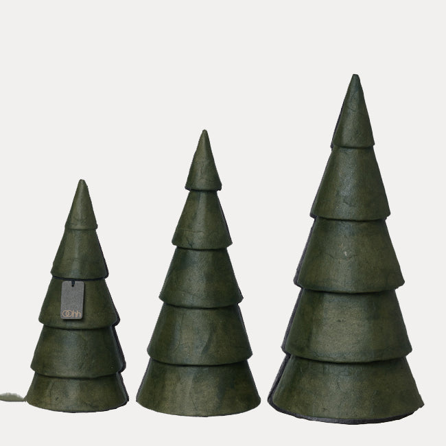Tannenbaum Pulp 3er Set - olive