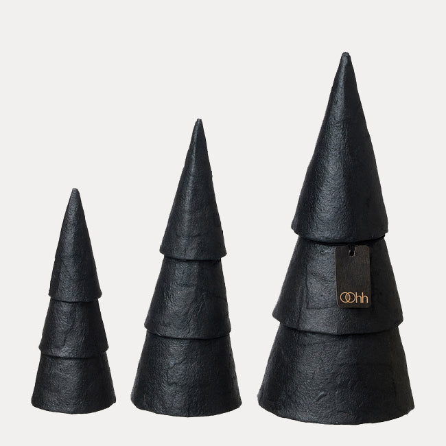 Tannenbaum Pulp 3er Set - schwarz