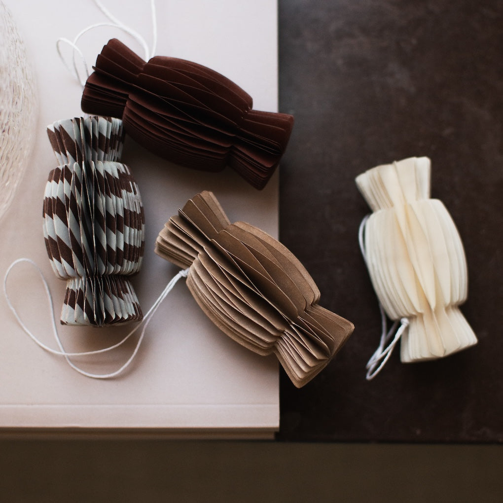 Papieranhänger Candy - stripe