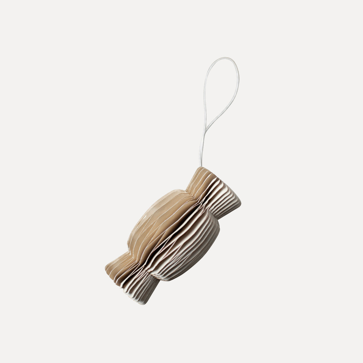 Papieranhänger Candy - beige