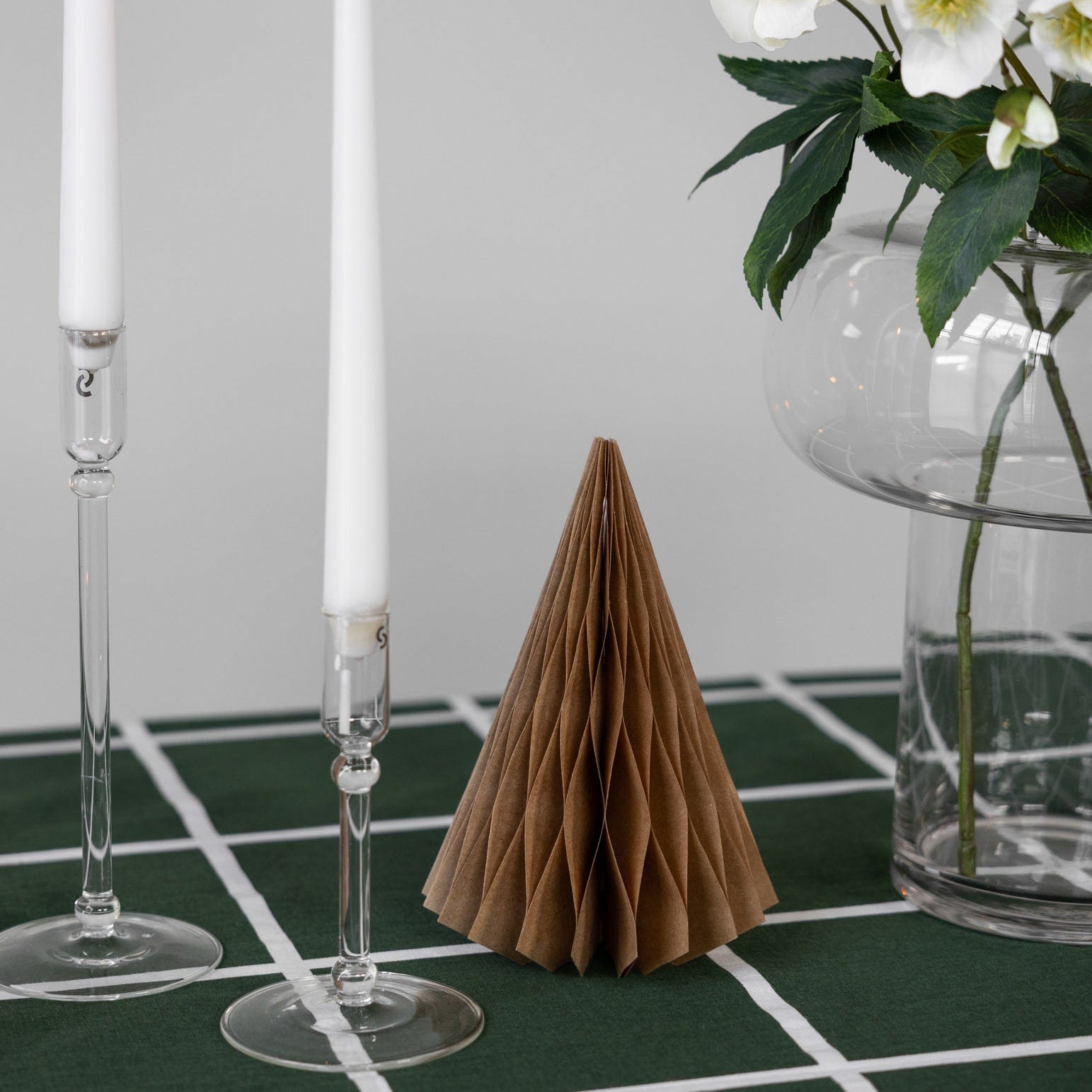 Weihnachtsbaum aus Papier Skogslyckan braun