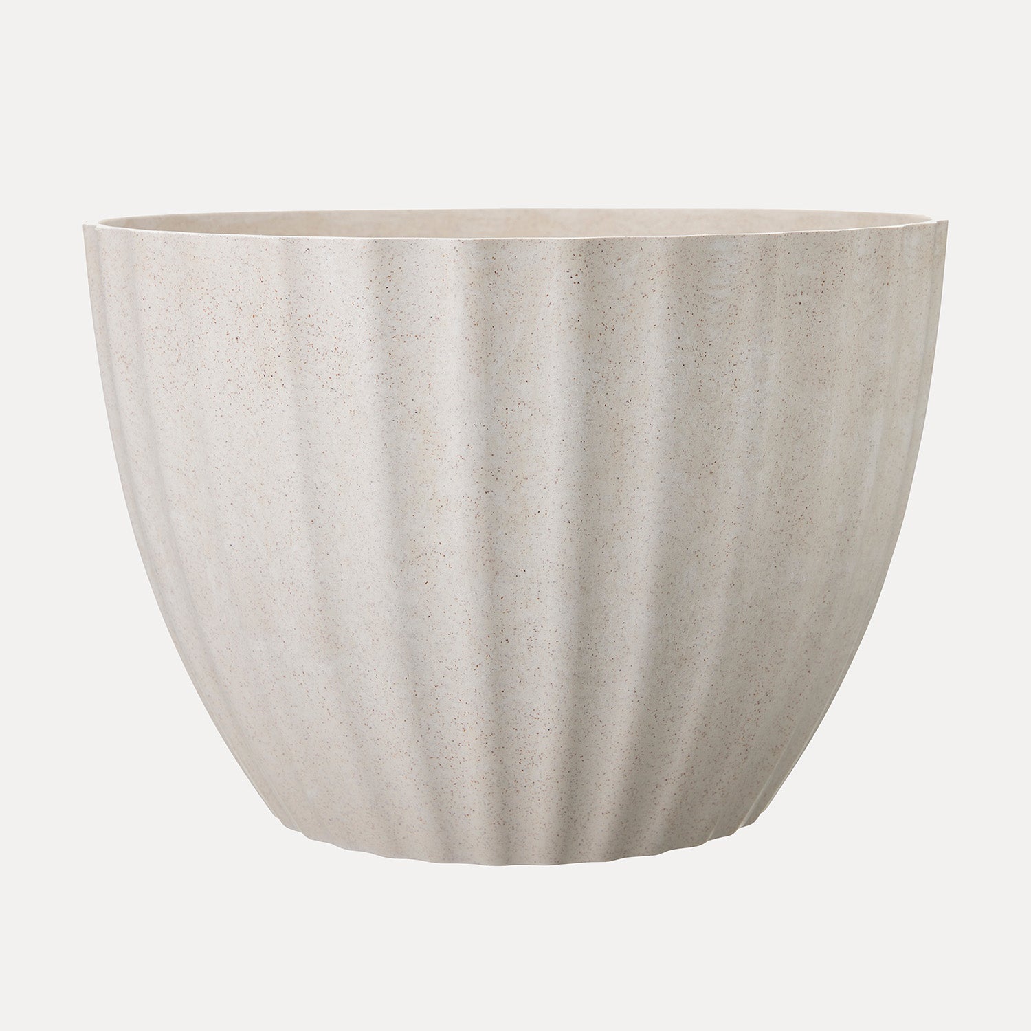 Pflanztopf Yvette - cremeweiß