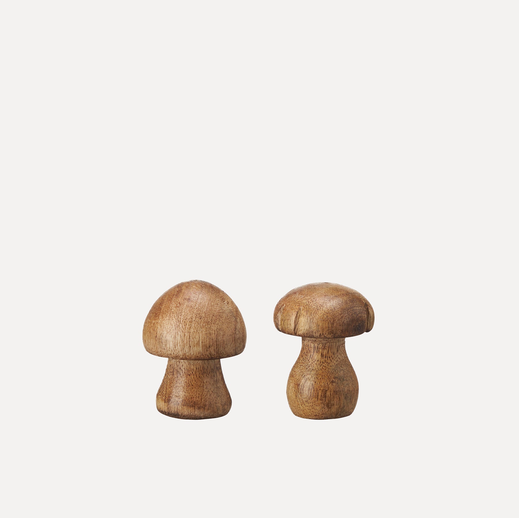 Pilz Depali aus Holz - 2er Set