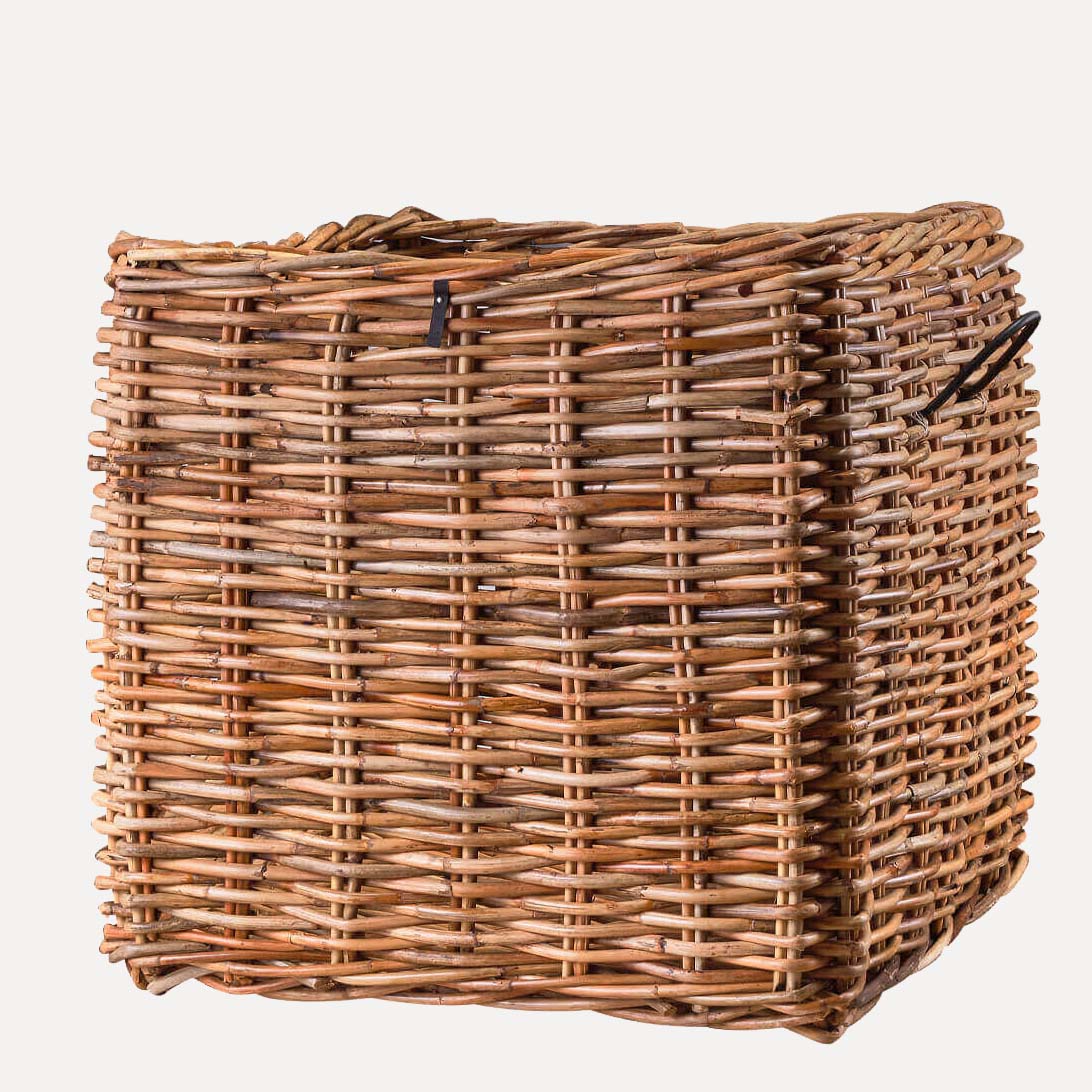 Rattan Korb eckig magnum low - 107x100cm