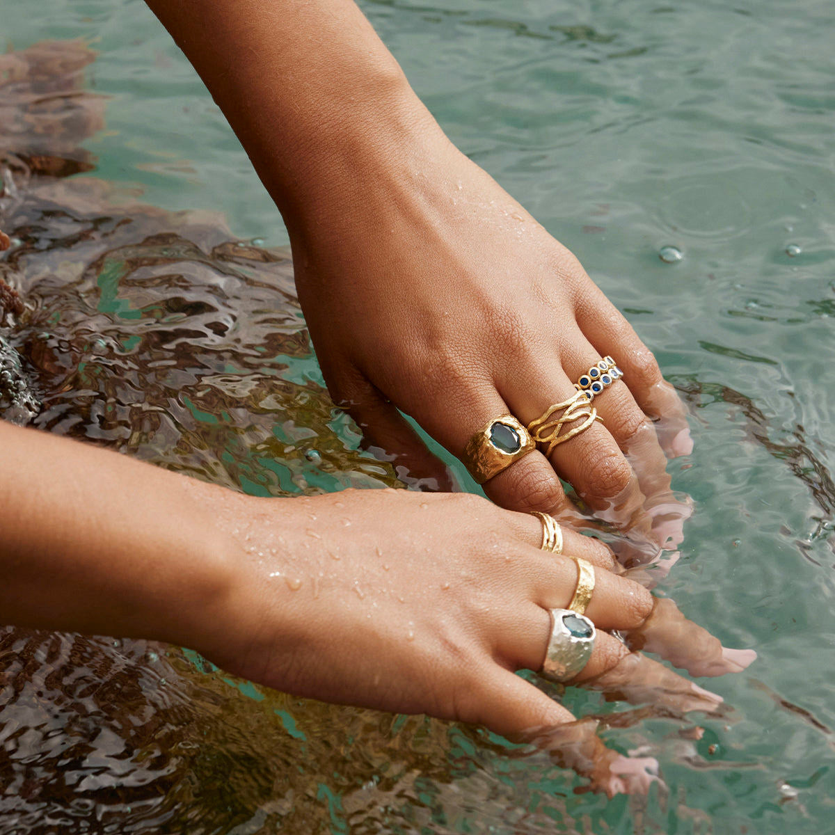 Ring Olea - gold