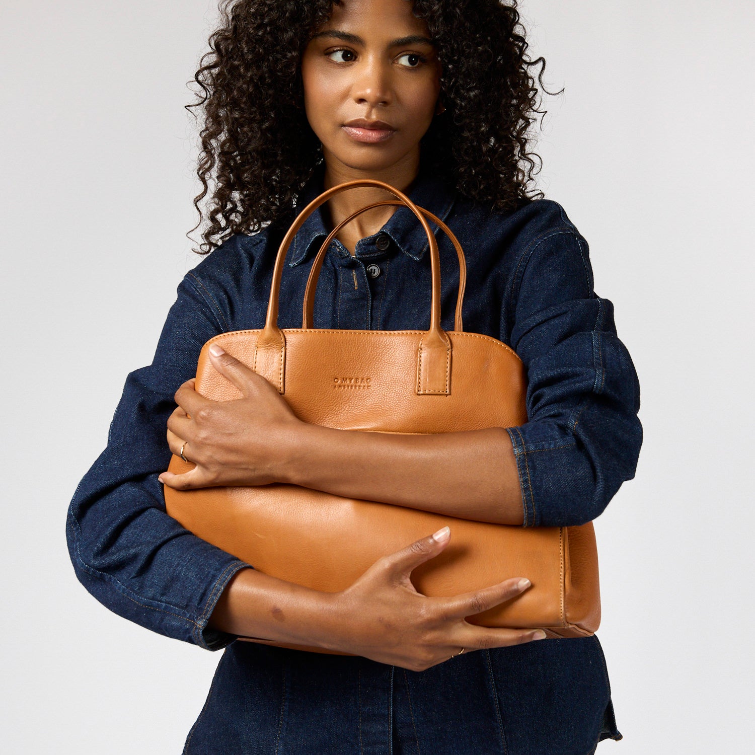 Rita Tasche - Leder Cognac mit 2 Straps