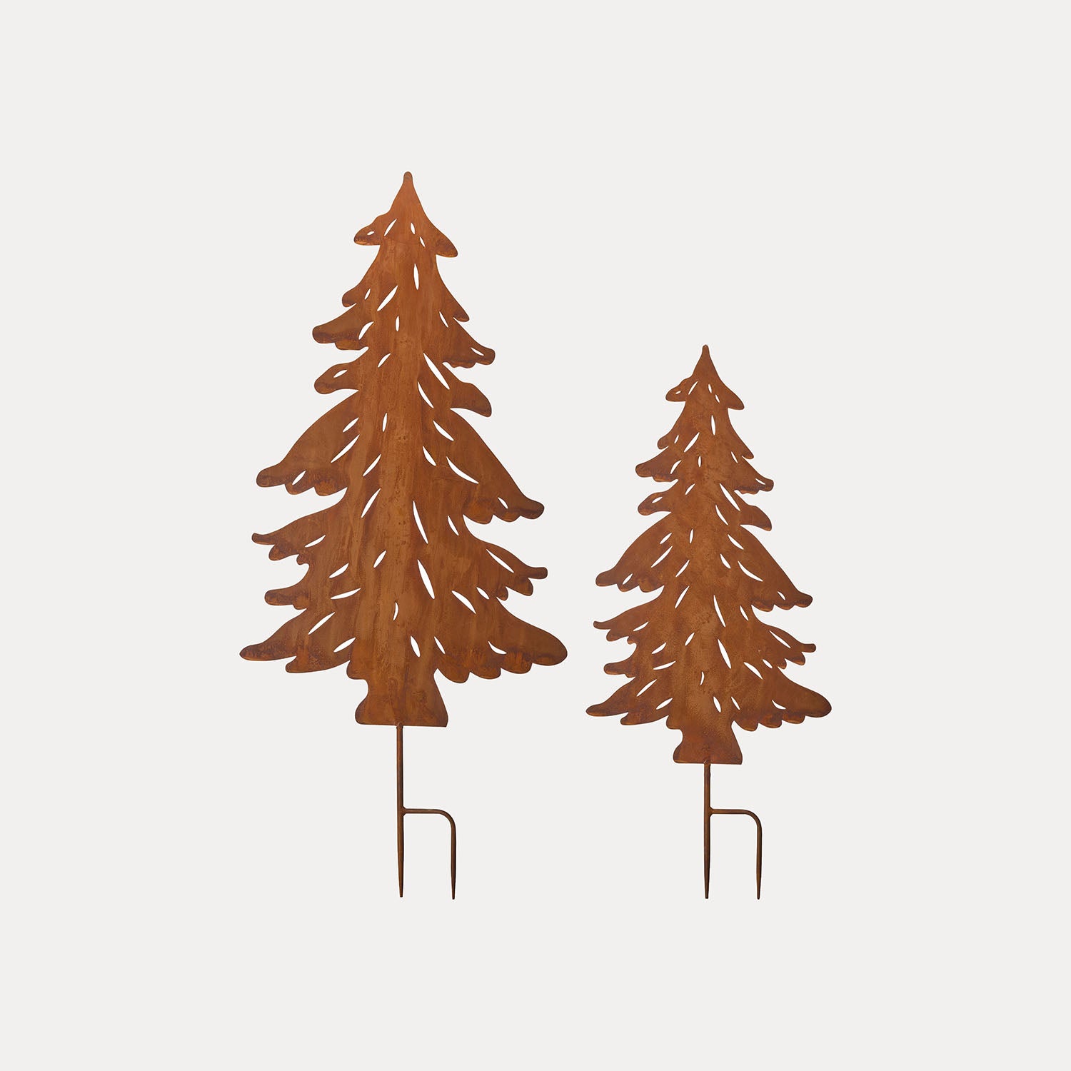 Tannenbaum Gartenstecker Rost