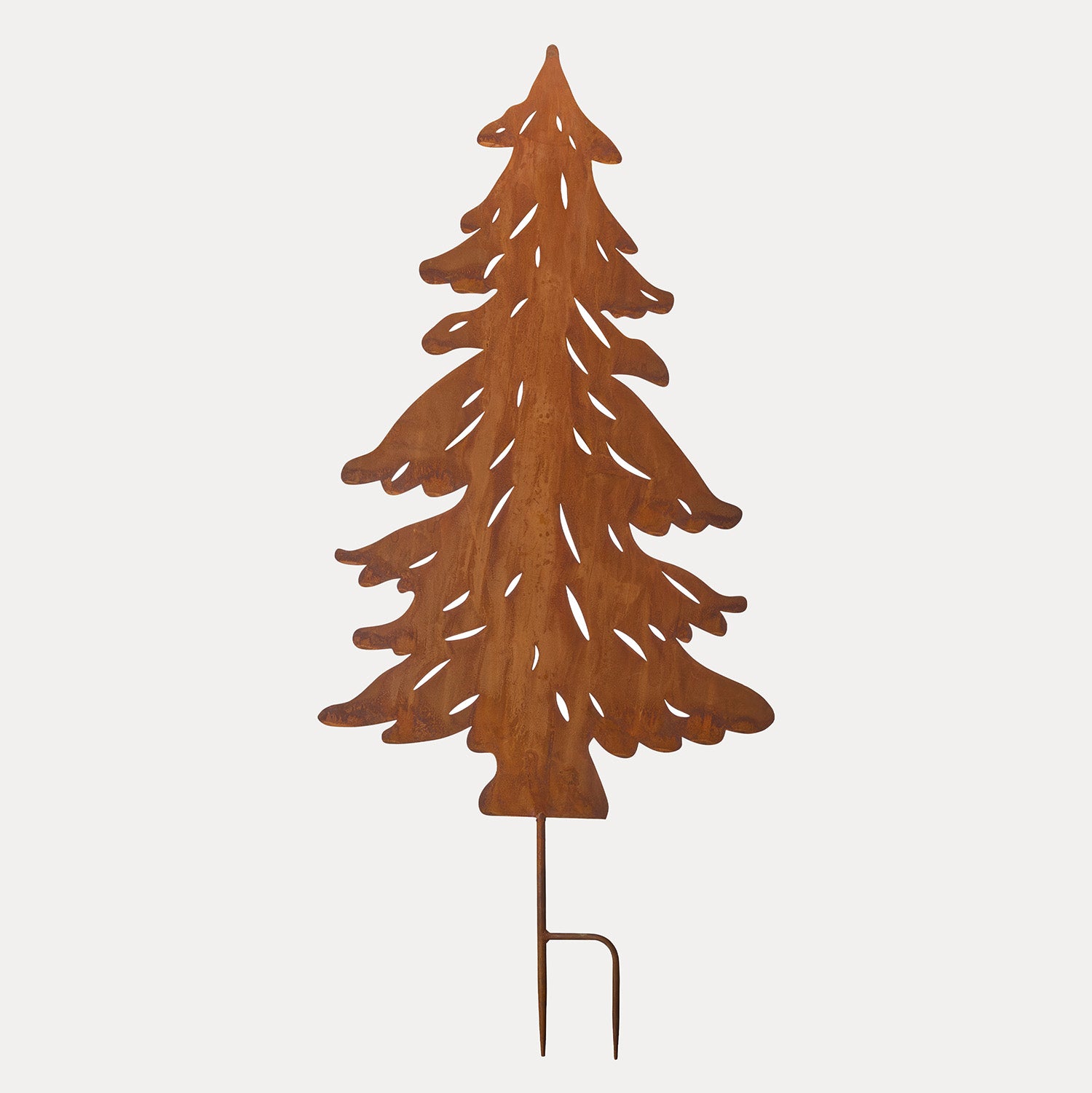 Tannenbaum Gartenstecker Rost