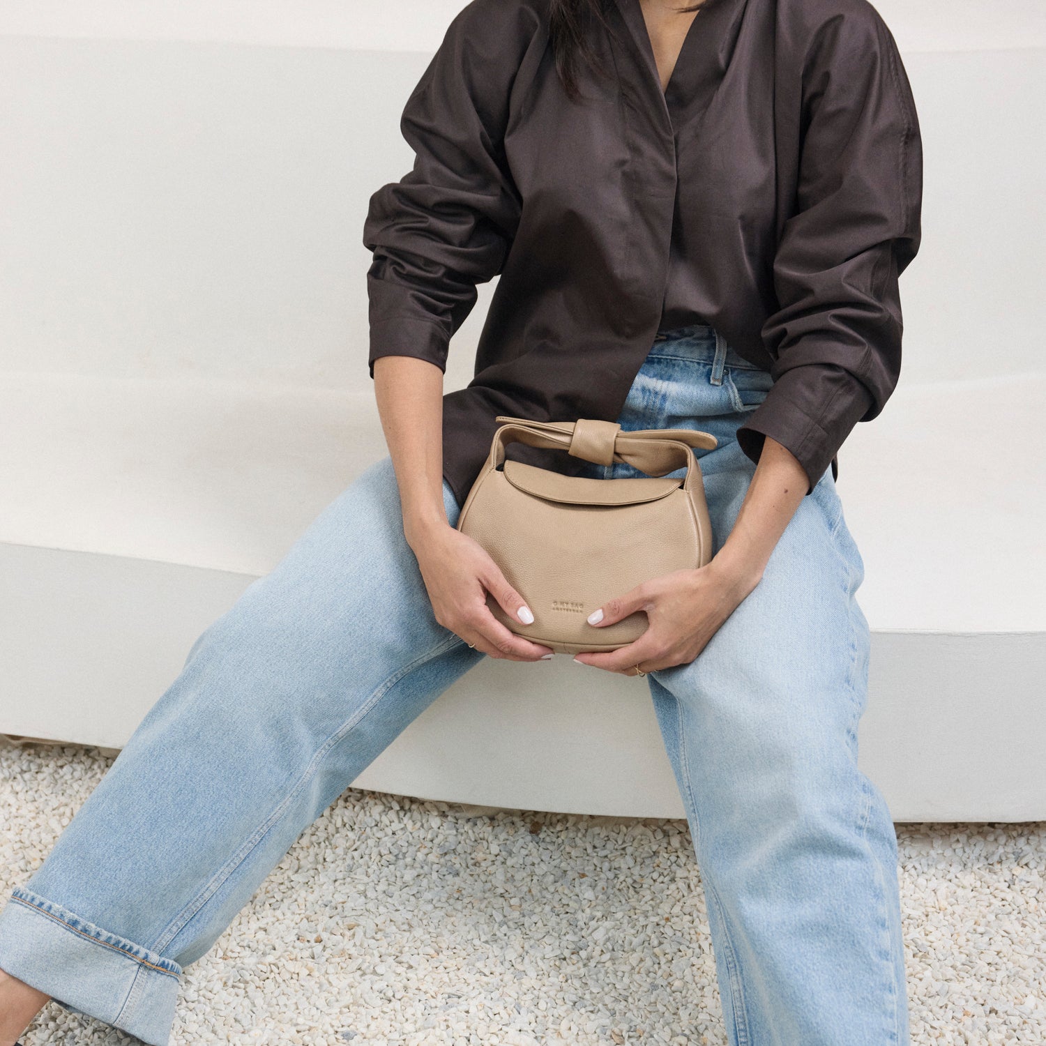 Coco Croissant Tasche - Sand