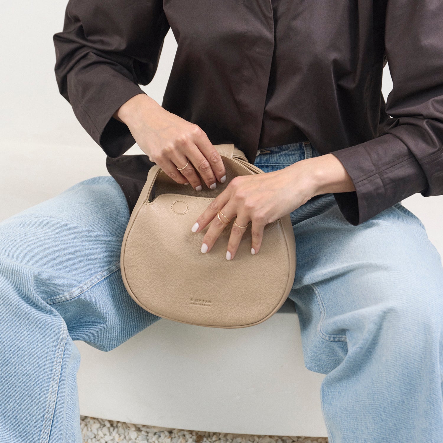 Coco Croissant Tasche - Sand