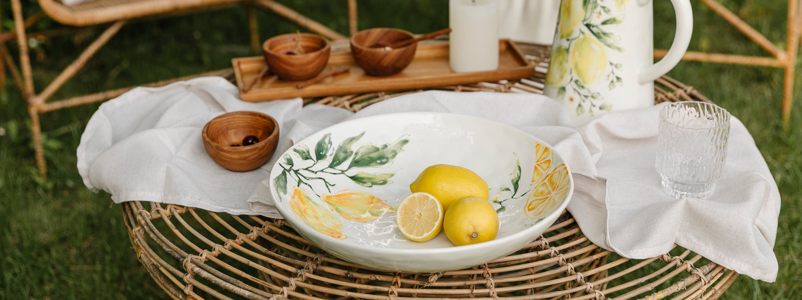 Schale Dolce Vita für Sommer-Gartenfeste